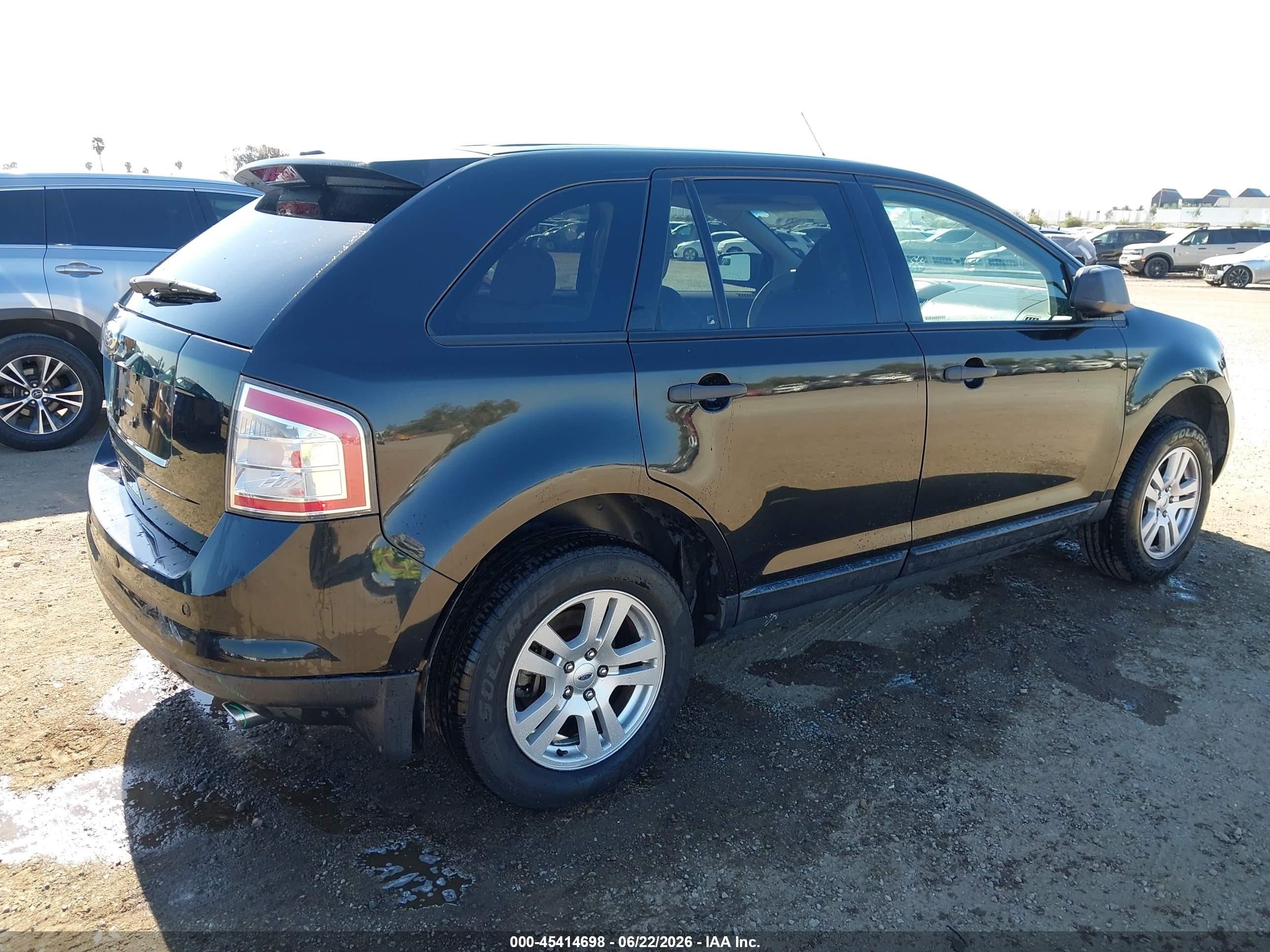 2010 Ford Edge Se Черный vin: 2FMDK3GC5ABB32874