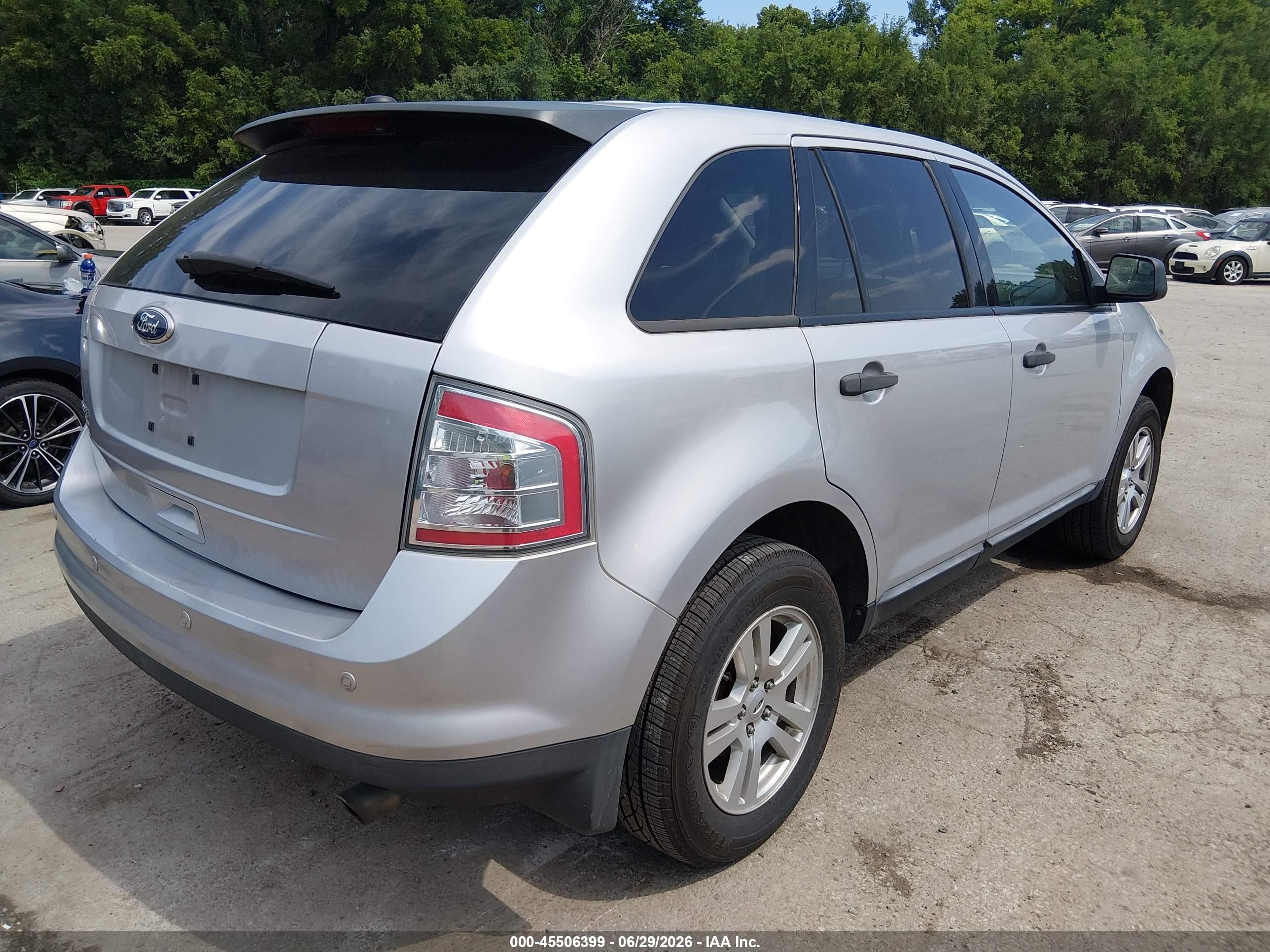 2010 Ford Edge Se Silver vin: 2FMDK3GC5ABB69052