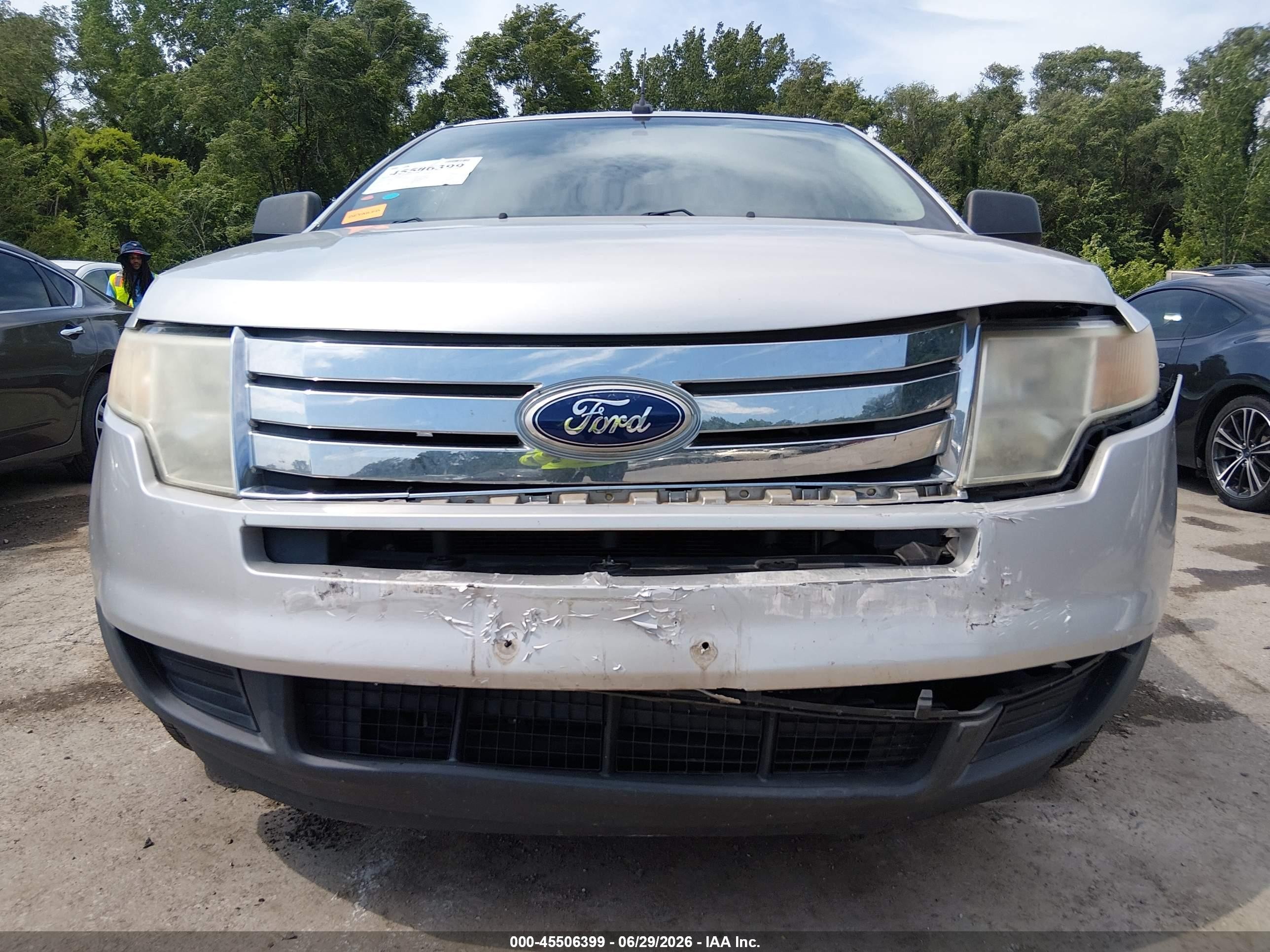 2010 Ford Edge Se Silver vin: 2FMDK3GC5ABB69052