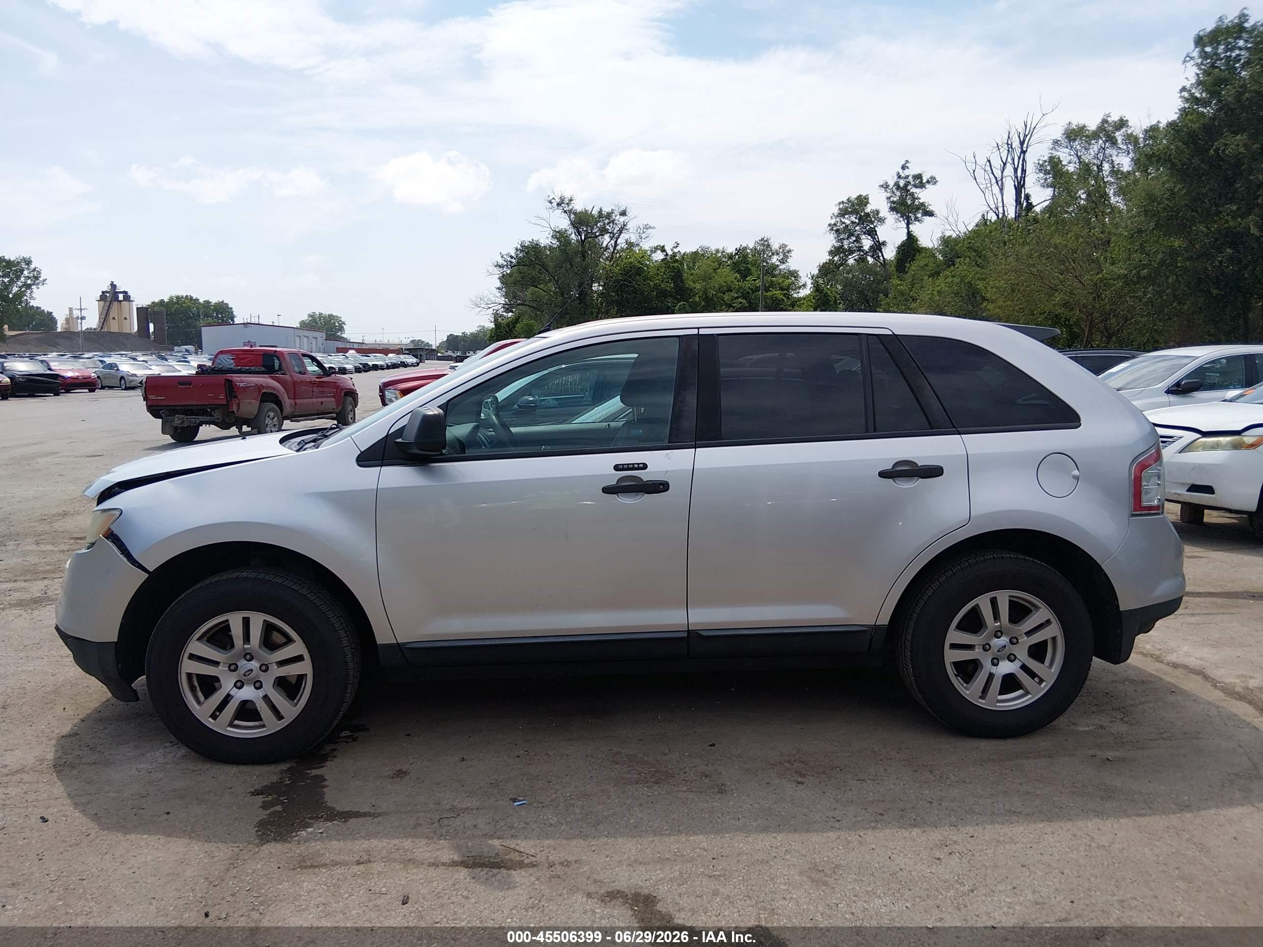 2010 Ford Edge Se Silver vin: 2FMDK3GC5ABB69052