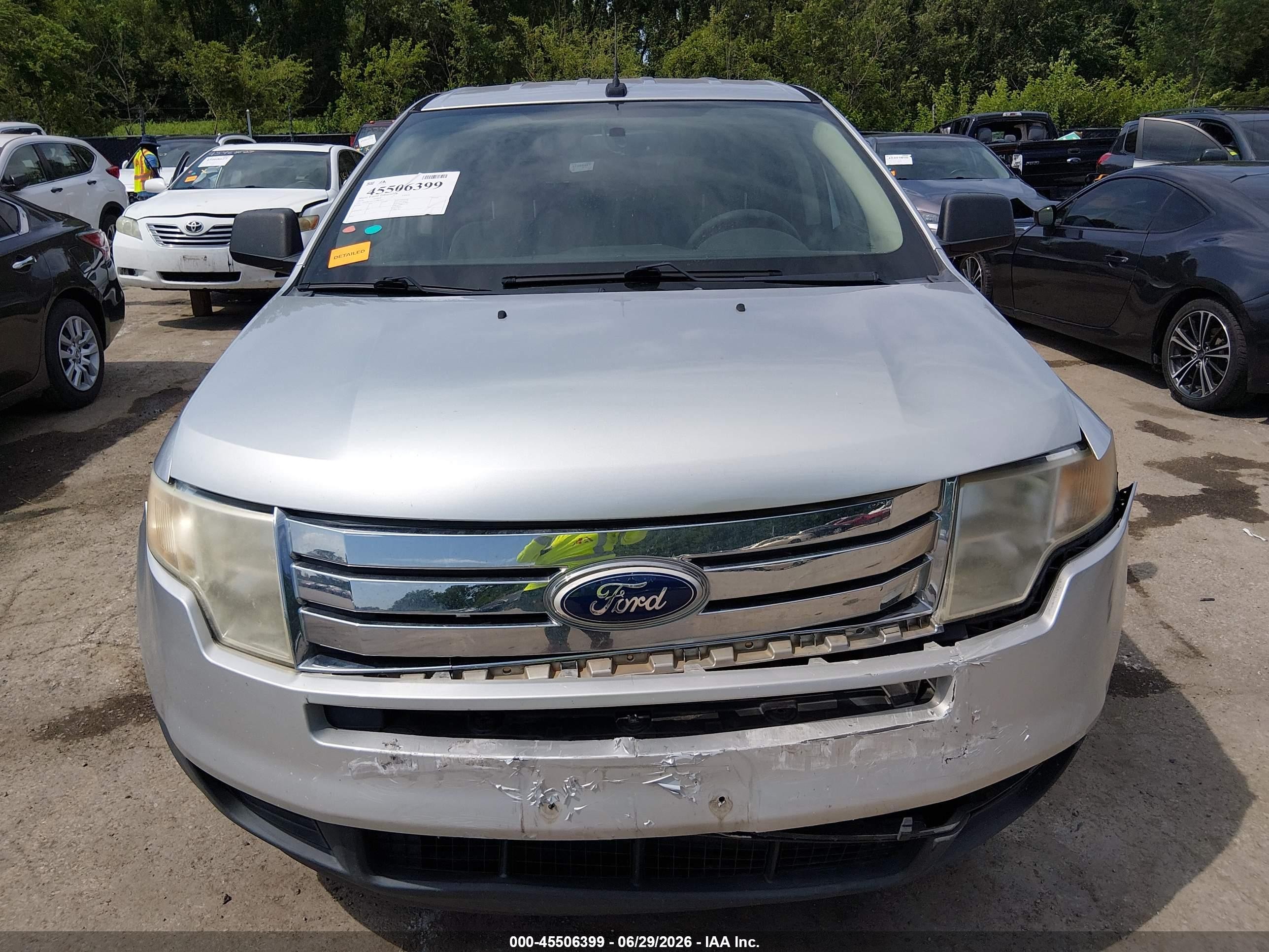 2010 Ford Edge Se Silver vin: 2FMDK3GC5ABB69052