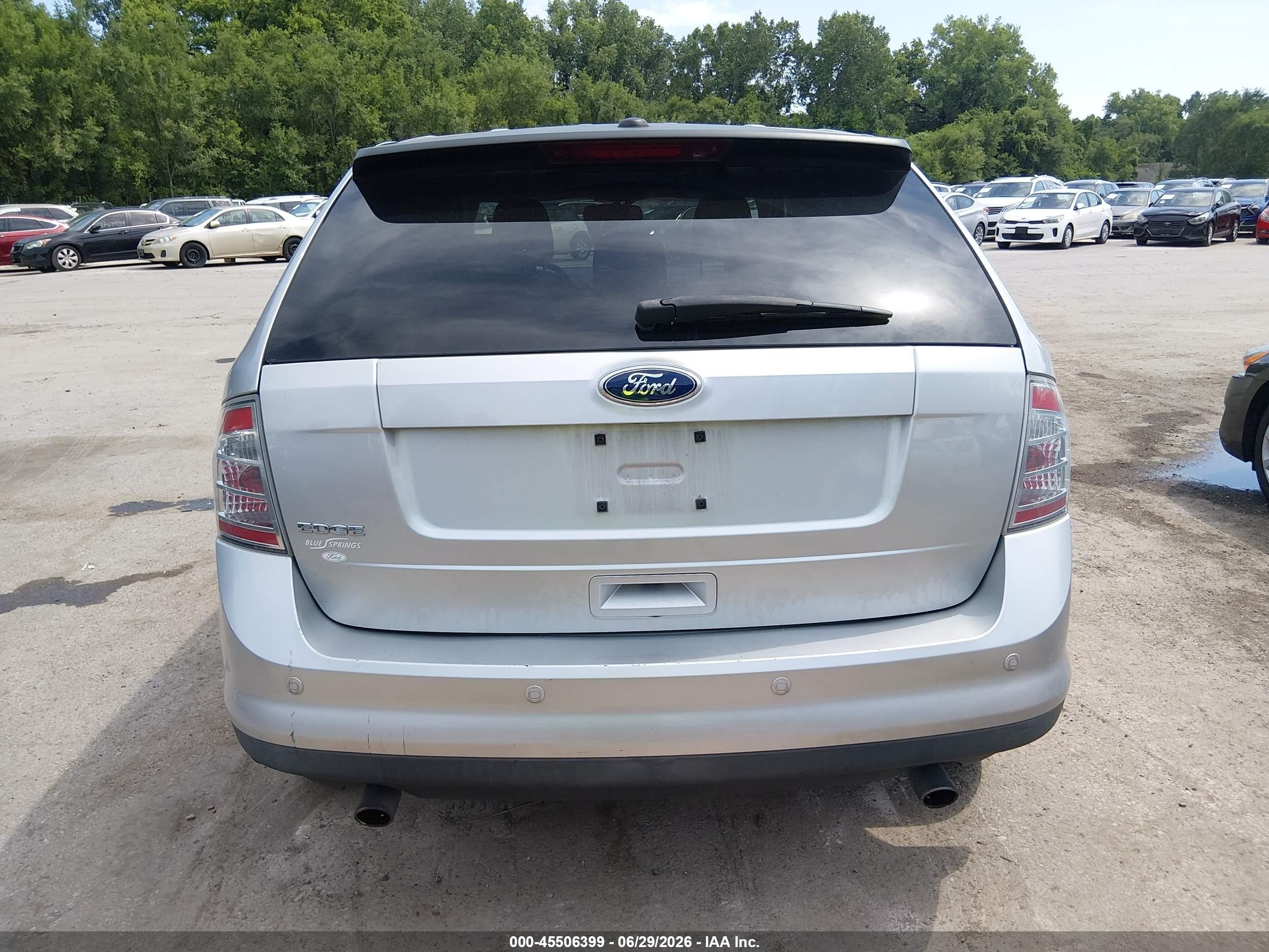 2010 Ford Edge Se Silver vin: 2FMDK3GC5ABB69052