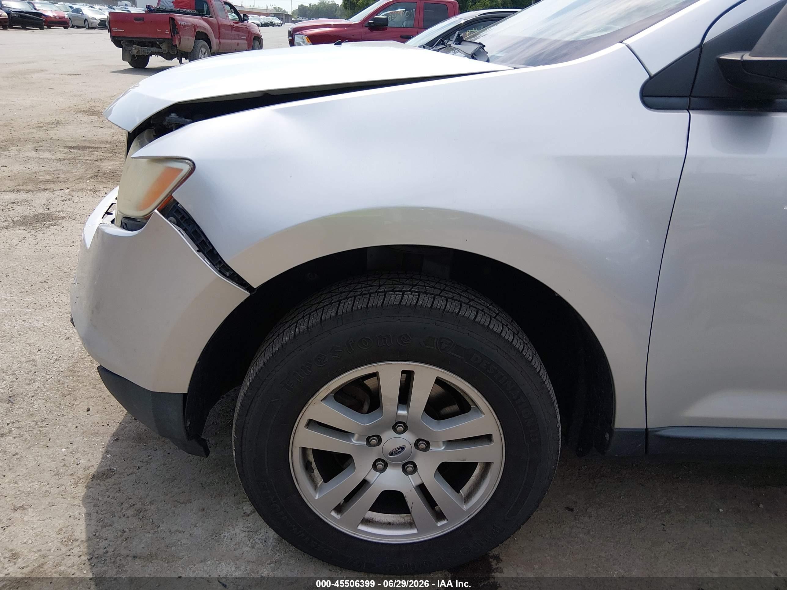 2010 Ford Edge Se Silver vin: 2FMDK3GC5ABB69052