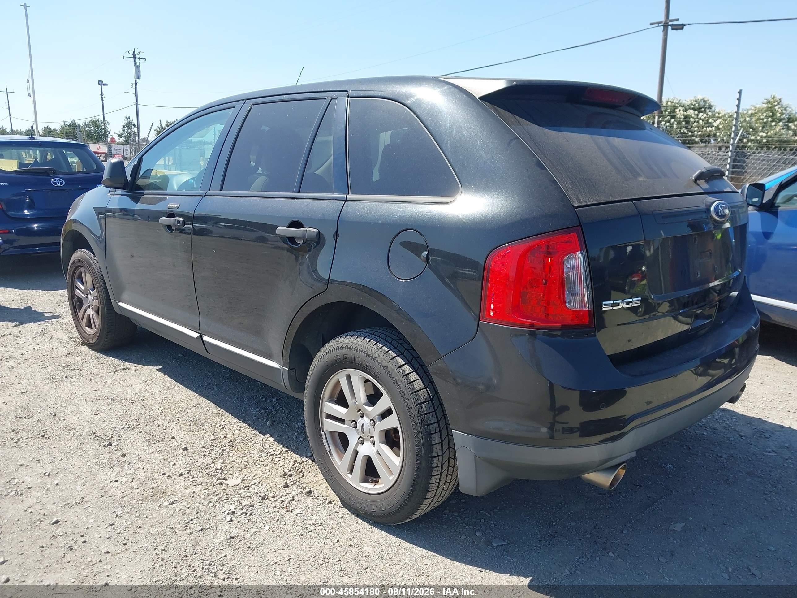 2011 Ford Edge Se Черный vin: 2FMDK3GC5BBA34056