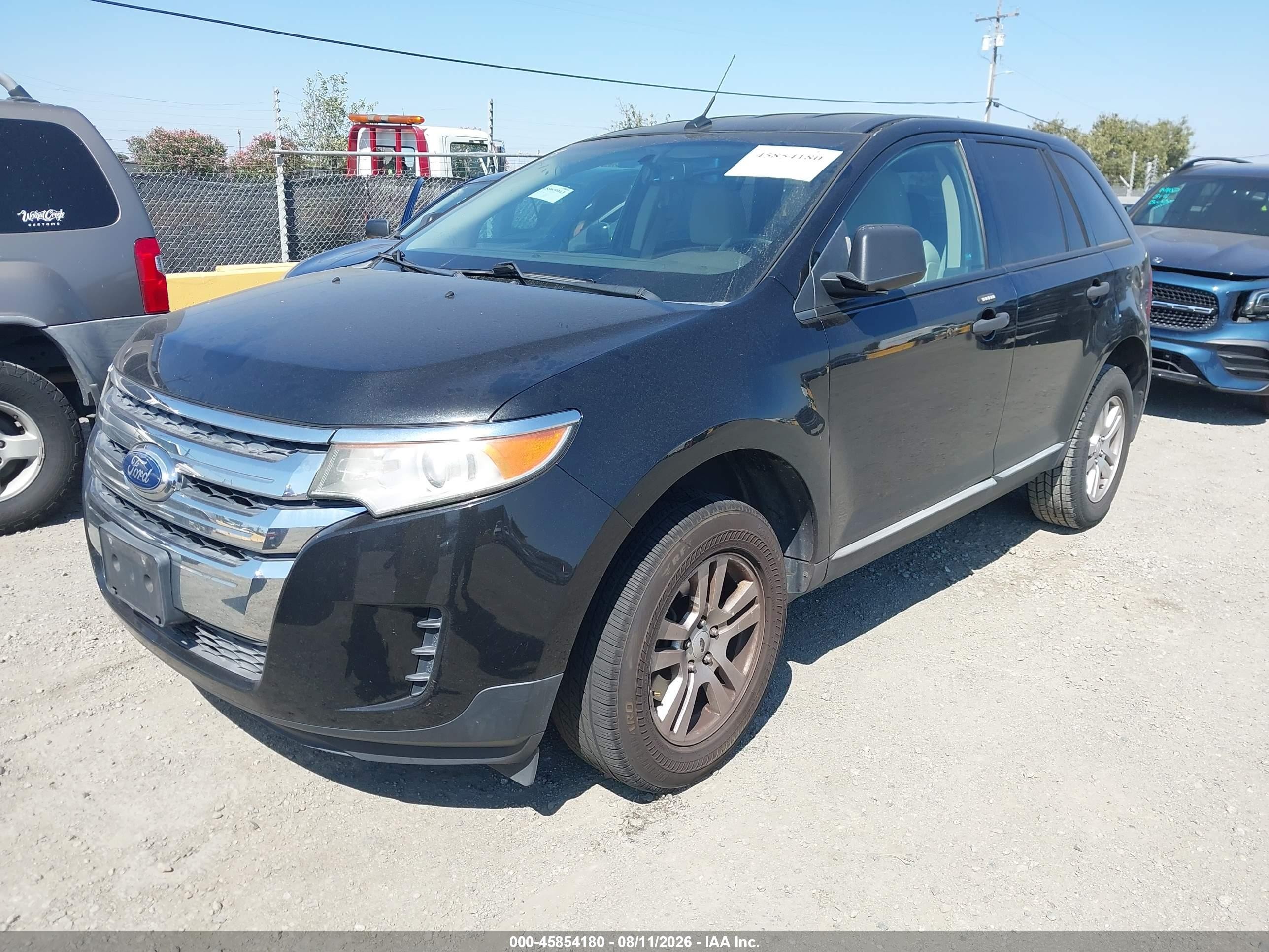 2011 Ford Edge Se Черный vin: 2FMDK3GC5BBA34056