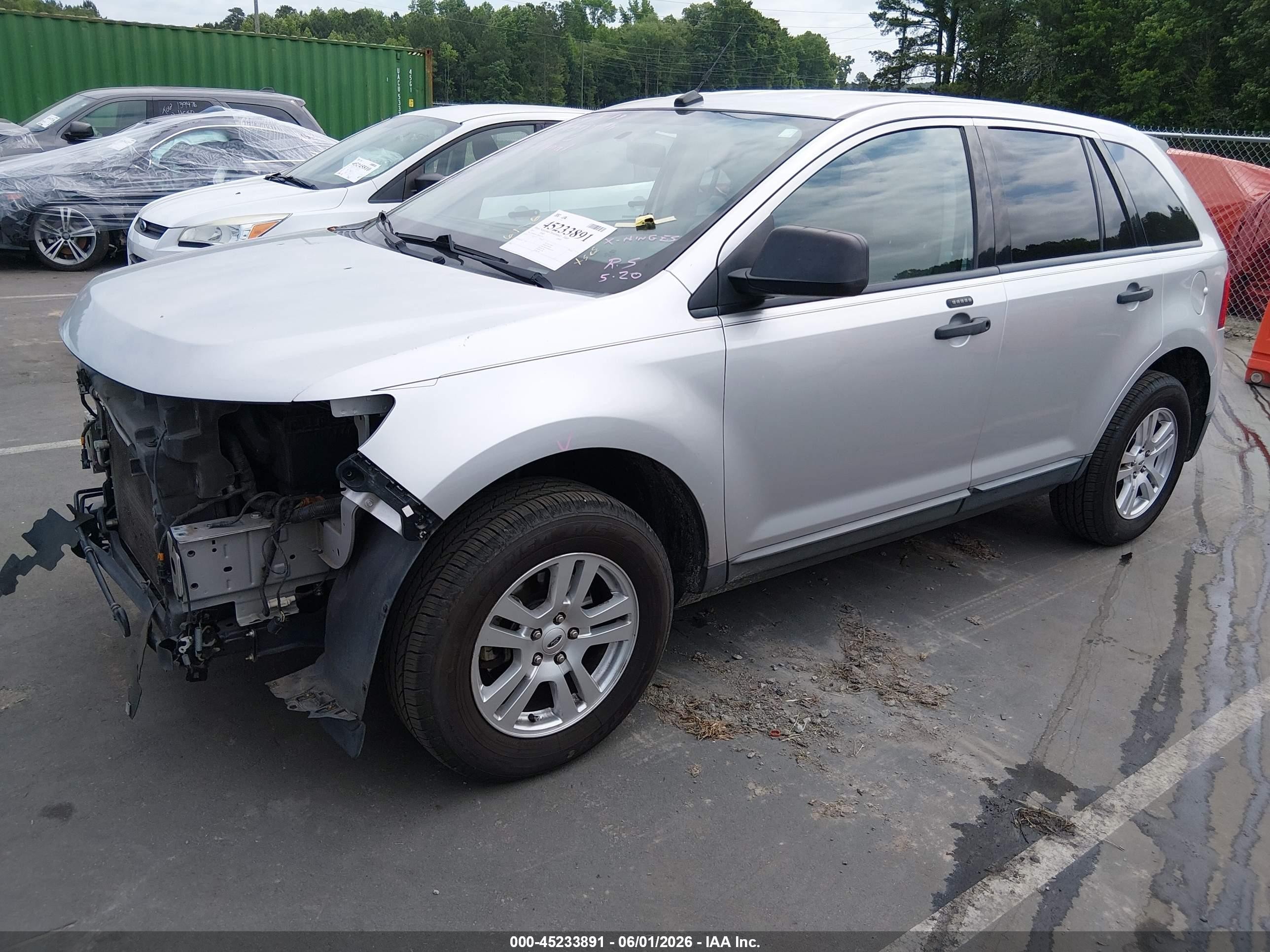 2011 Ford Edge Se Silver vin: 2FMDK3GC5BBA51715