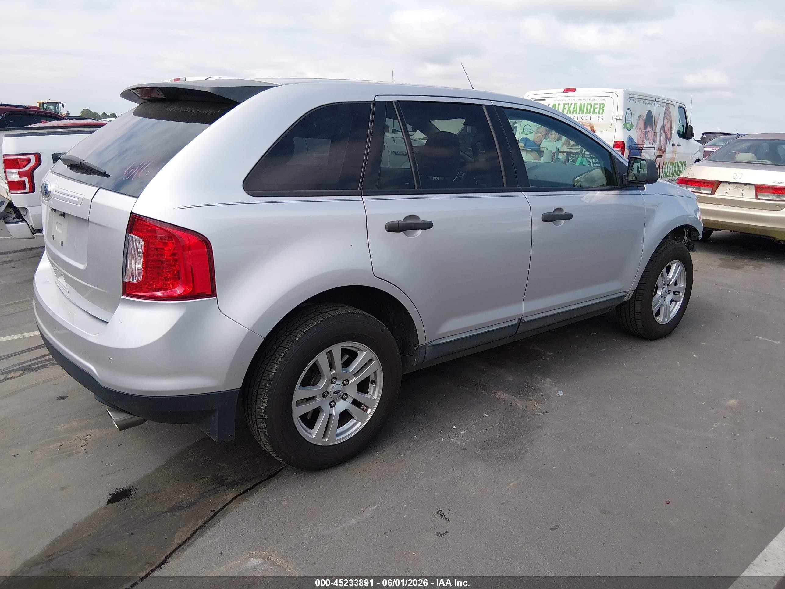 2011 Ford Edge Se Silver vin: 2FMDK3GC5BBA51715