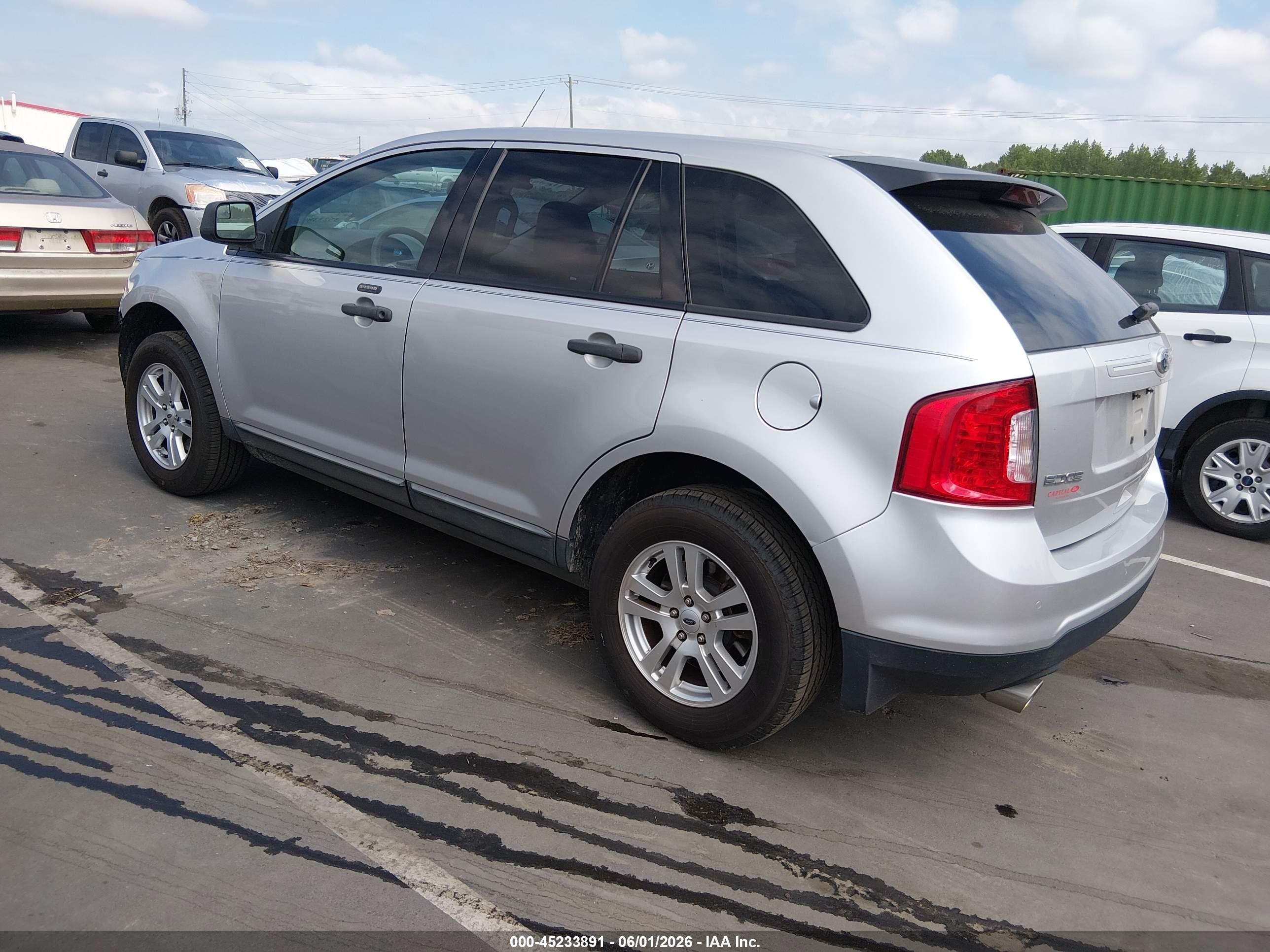 2011 Ford Edge Se Silver vin: 2FMDK3GC5BBA51715