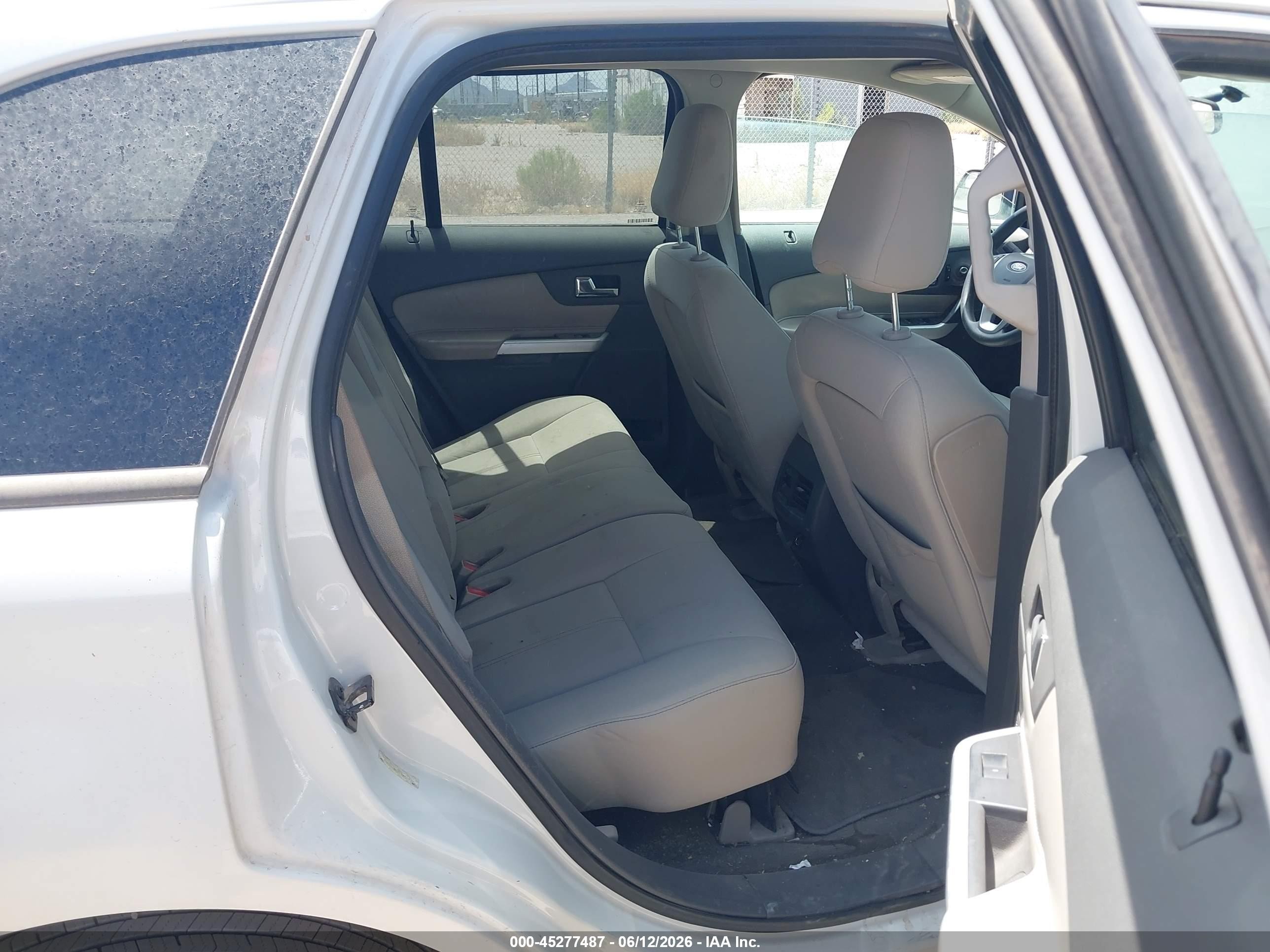 2012 Ford Edge Se White vin: 2FMDK3GC5CBA41977