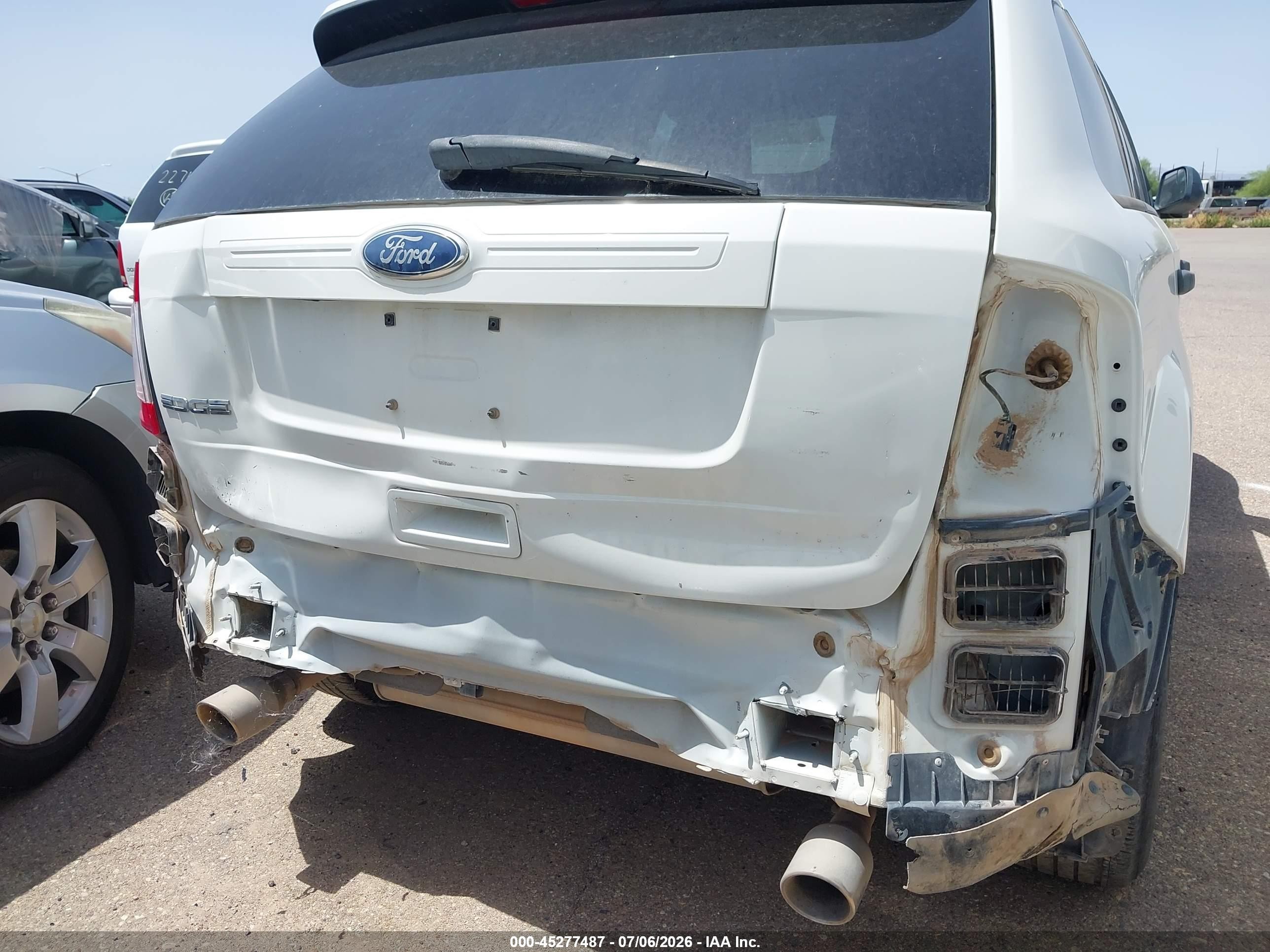 2012 Ford Edge Se White vin: 2FMDK3GC5CBA41977