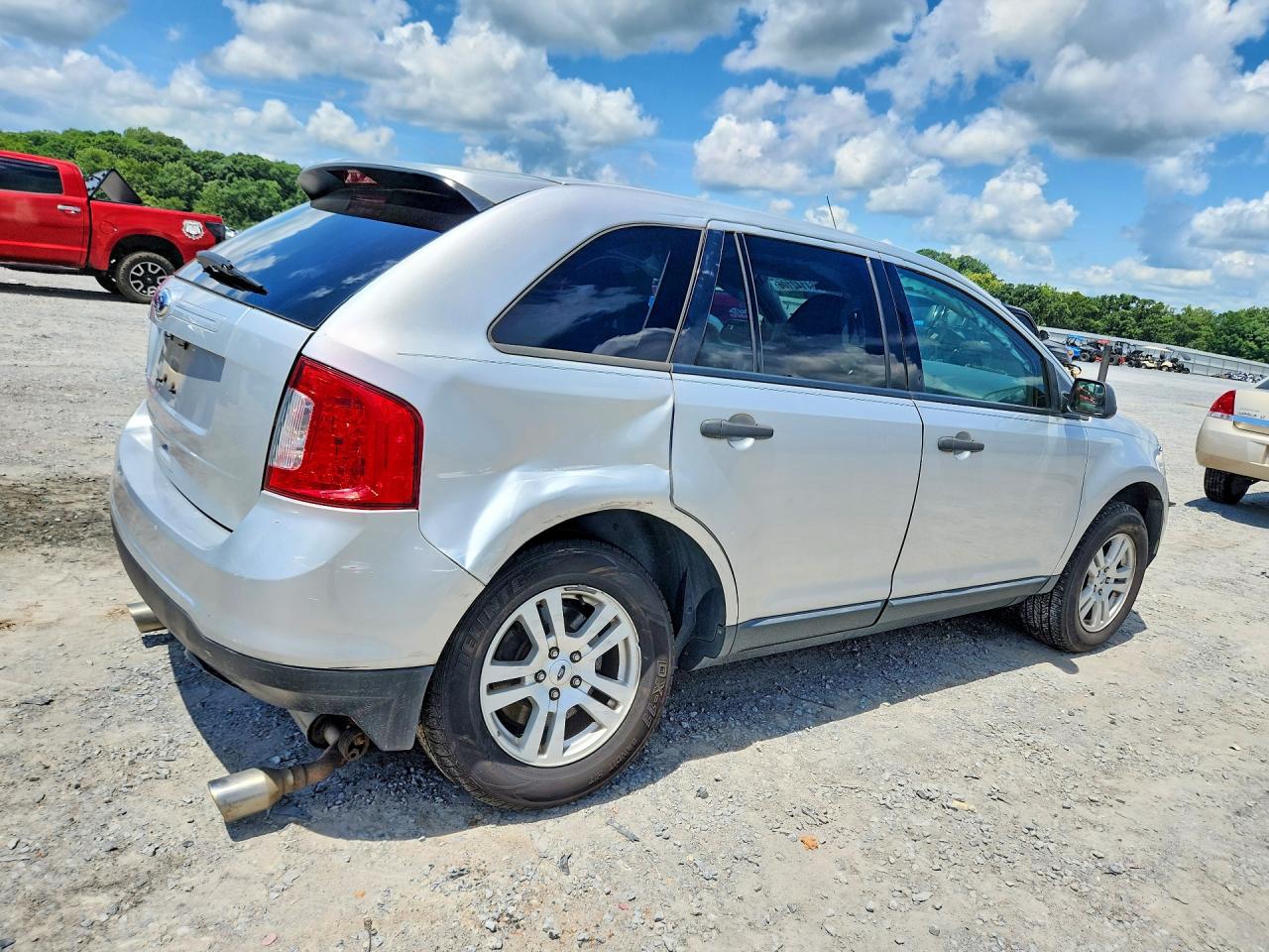 2012 Ford Edge Se Silver vin: 2FMDK3GC5CBA47407