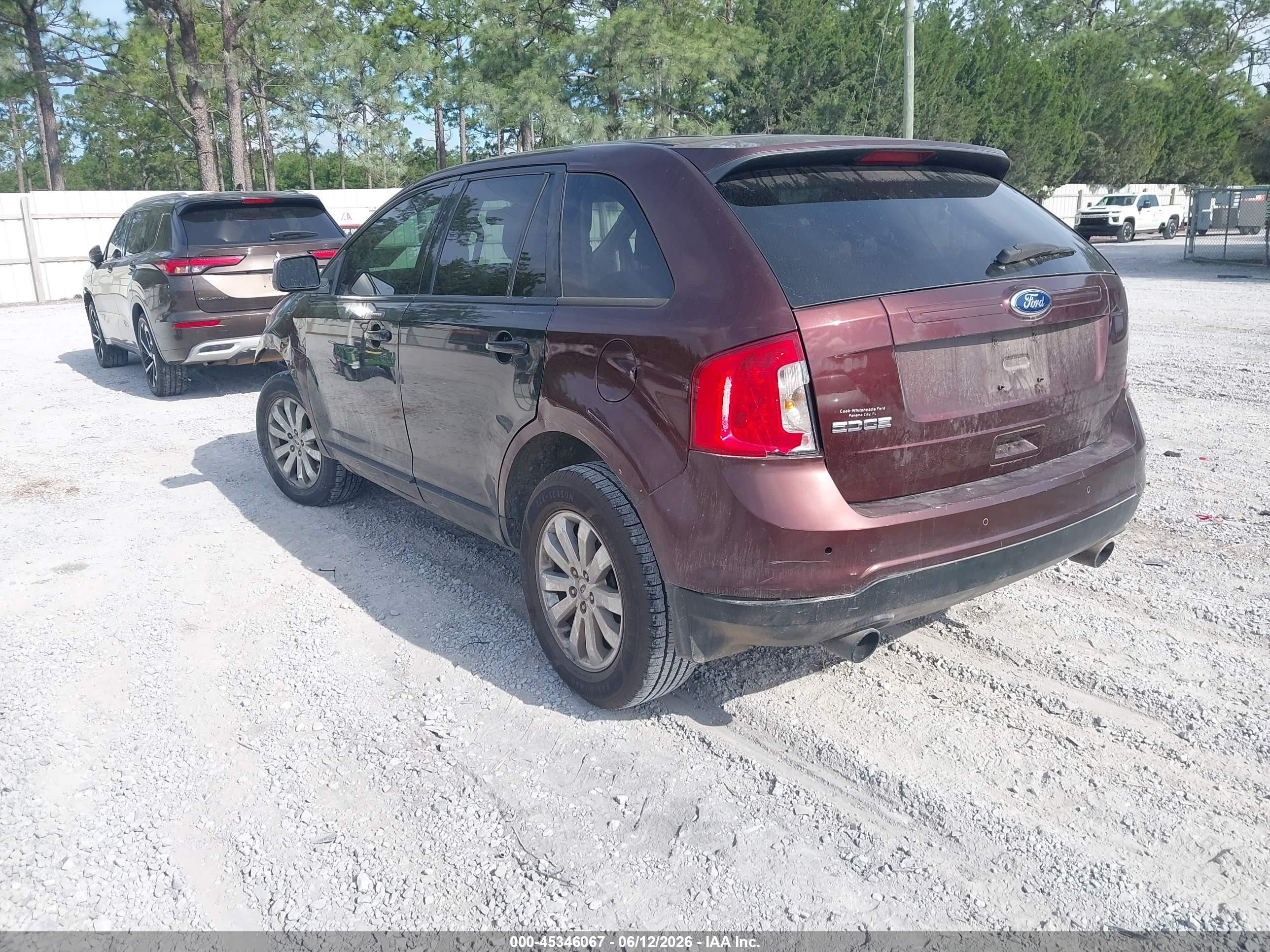 2012 Ford Edge Se Red vin: 2FMDK3GC5CBA95781