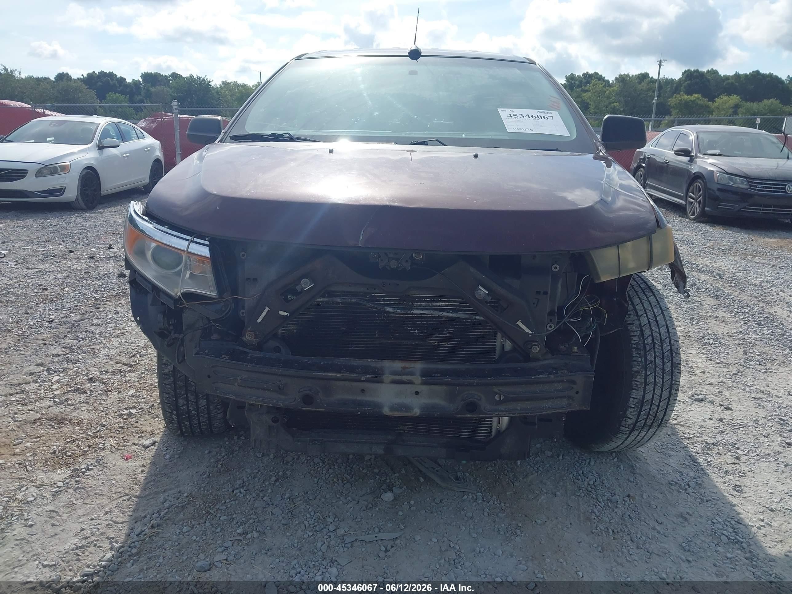 2012 Ford Edge Se Red vin: 2FMDK3GC5CBA95781