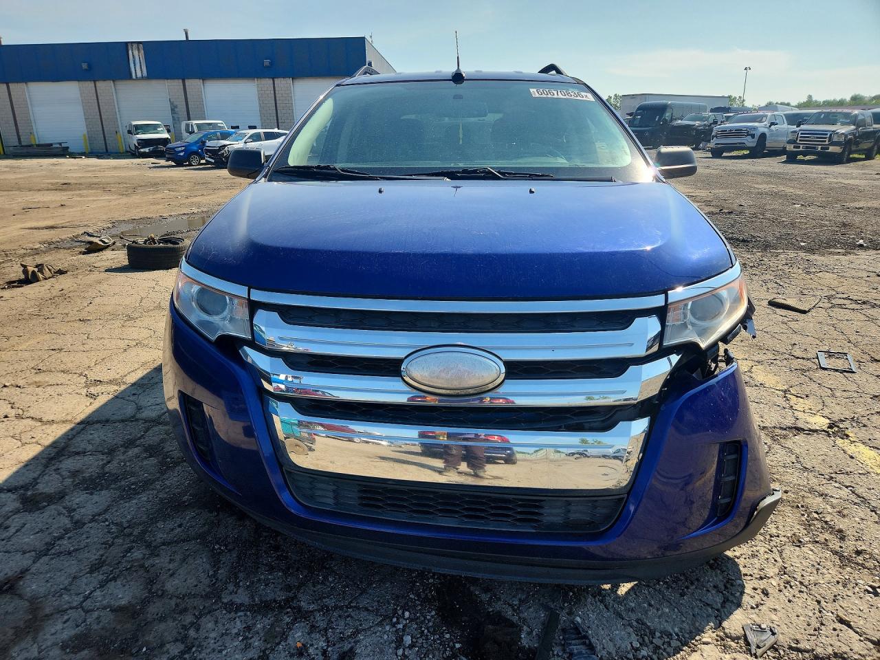 2013 Ford Edge Se Blue vin: 2FMDK3GC5DBA57761