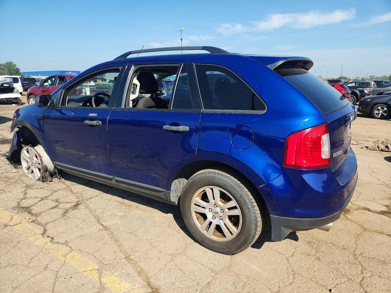 2013 Ford Edge Se Blue vin: 2FMDK3GC5DBA57761