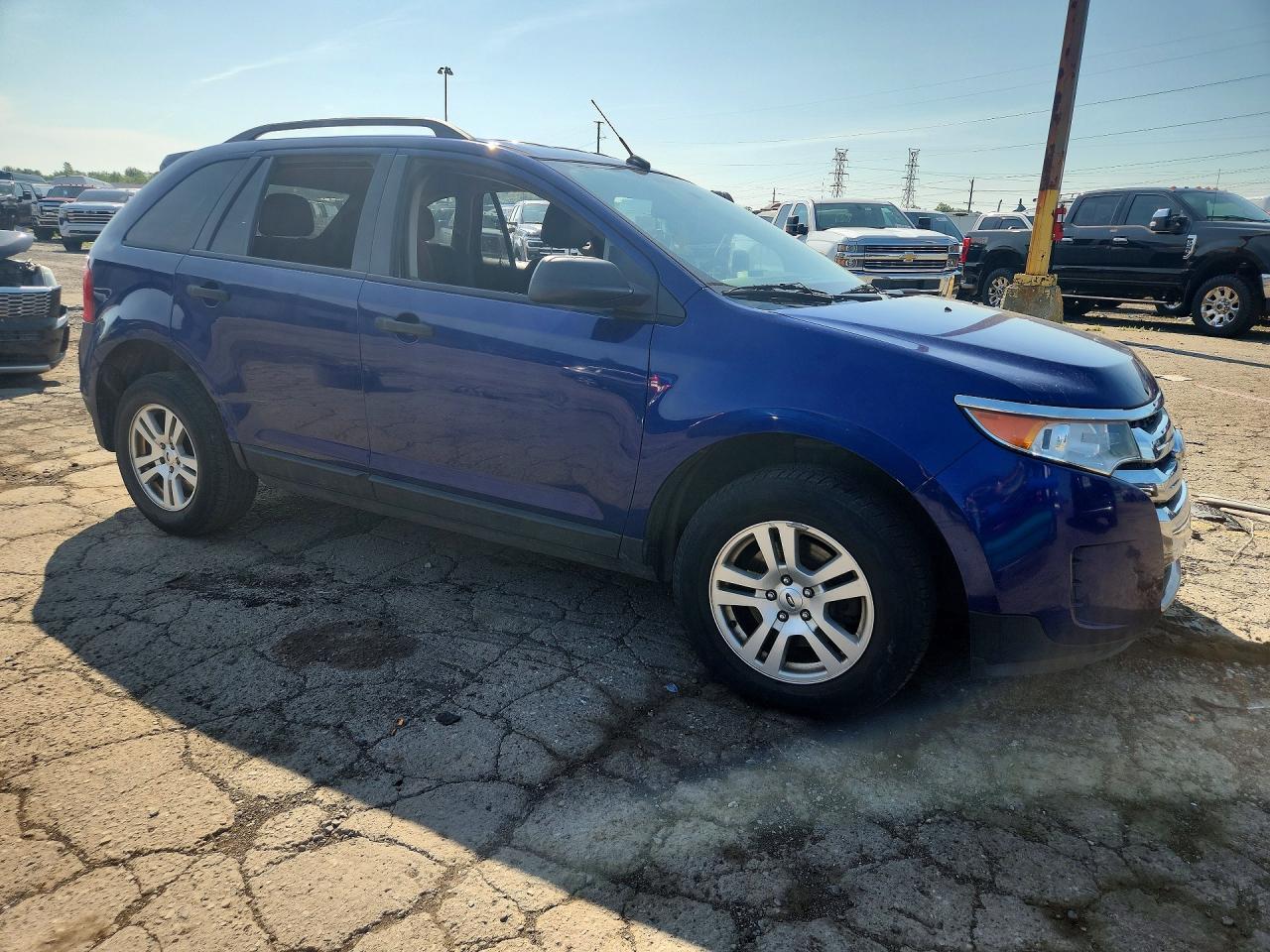 2013 Ford Edge Se Blue vin: 2FMDK3GC5DBA57761