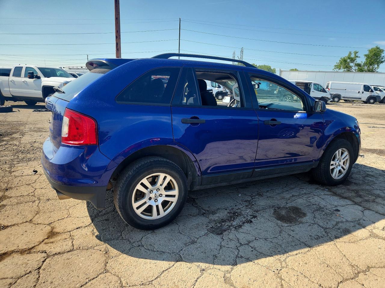 2013 Ford Edge Se Blue vin: 2FMDK3GC5DBA57761