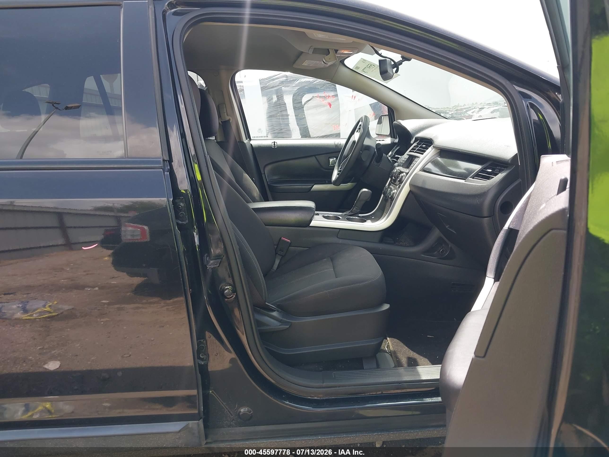 2013 Ford Edge Se Black vin: 2FMDK3GC5DBA90114