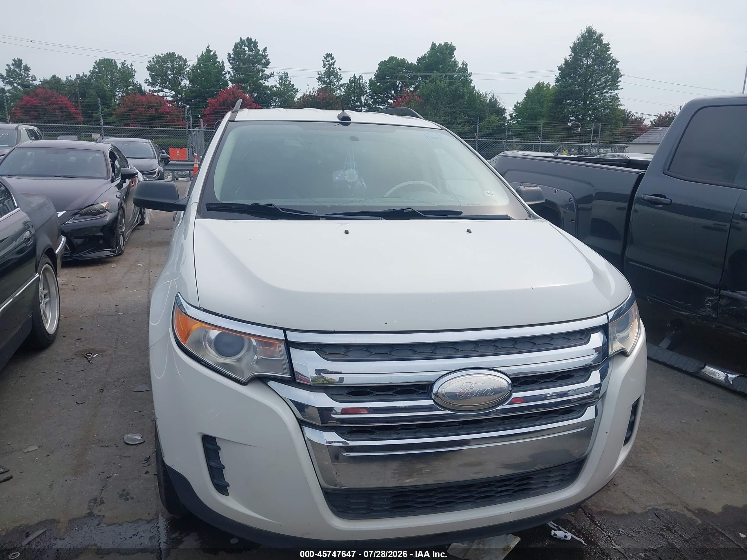 2013 Ford Edge Se Белый vin: 2FMDK3GC5DBB04643