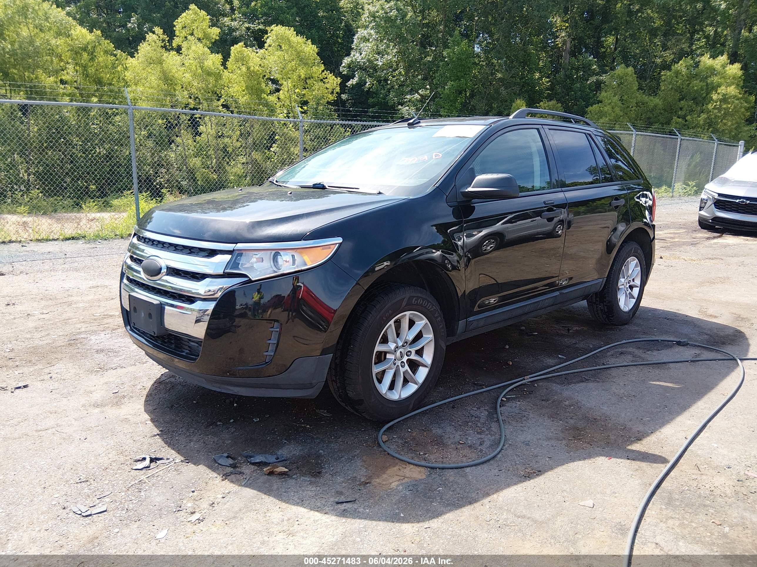 2013 Ford Edge Se Черный vin: 2FMDK3GC5DBB09471