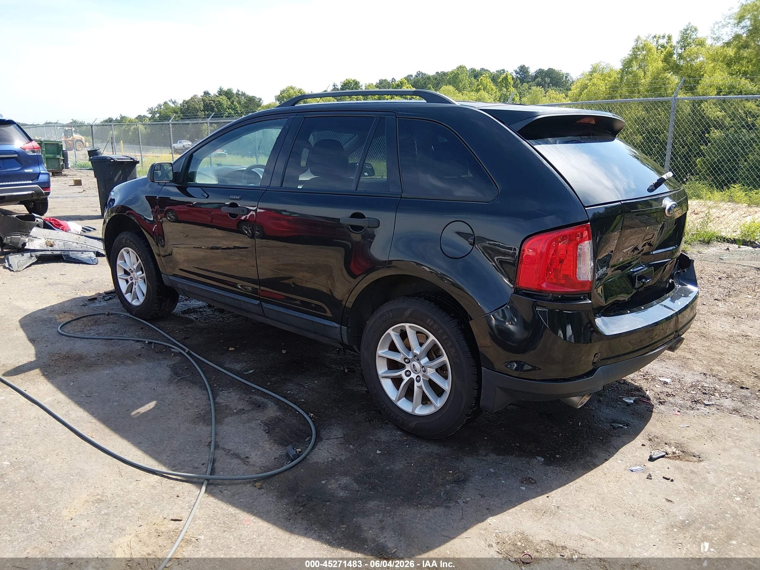 2013 Ford Edge Se Черный vin: 2FMDK3GC5DBB09471