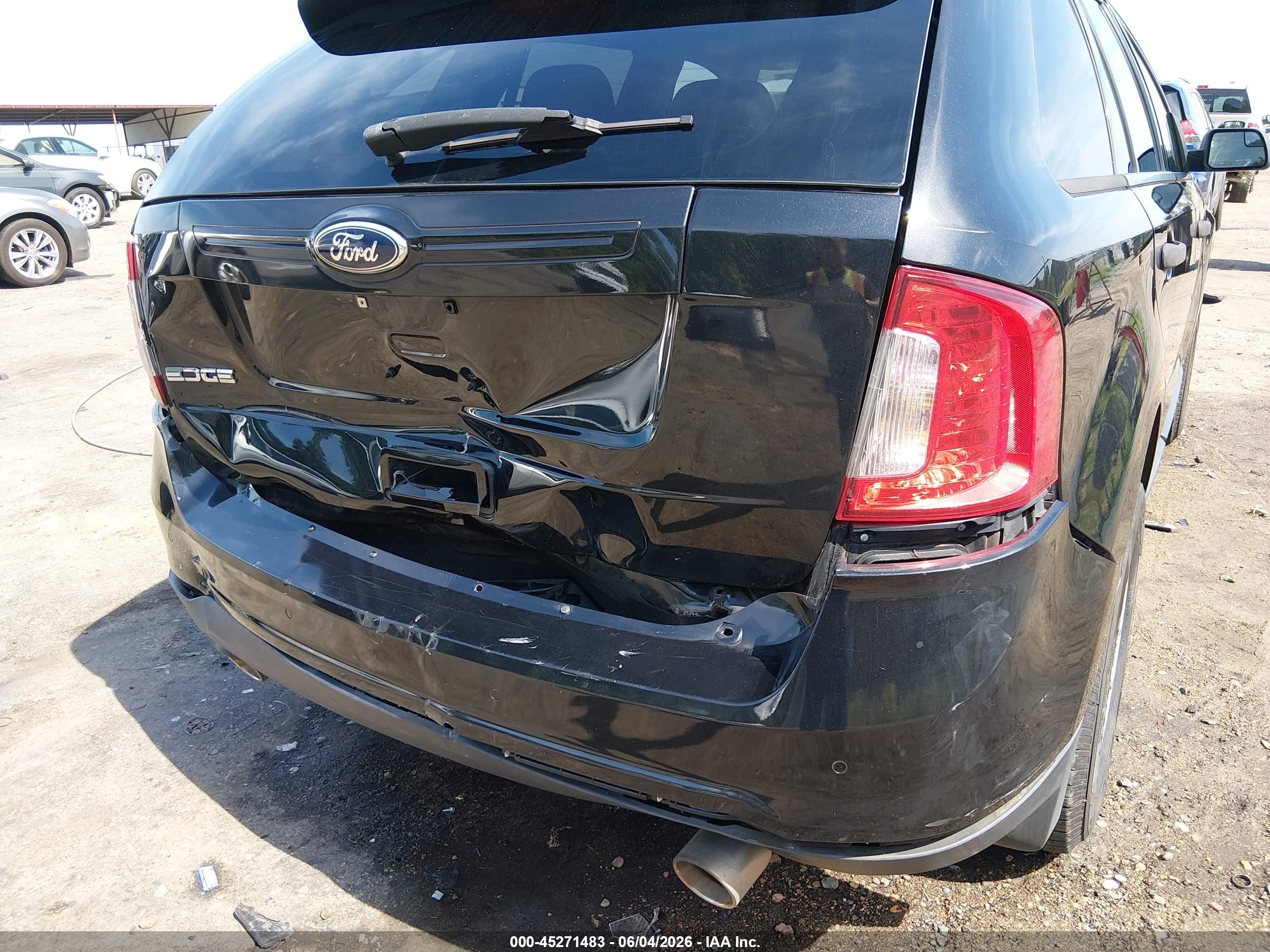 2013 Ford Edge Se Черный vin: 2FMDK3GC5DBB09471