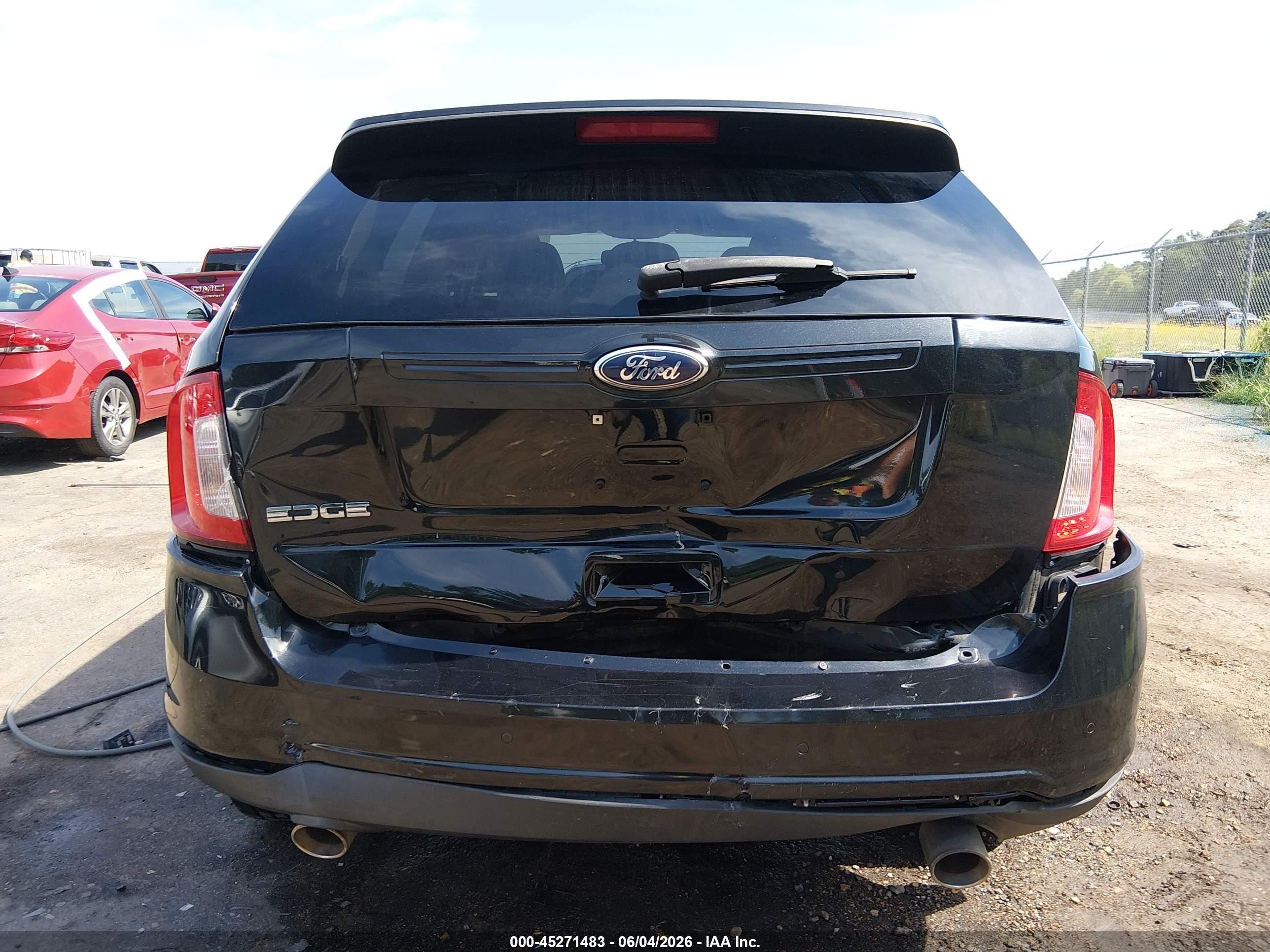 2013 Ford Edge Se Черный vin: 2FMDK3GC5DBB09471