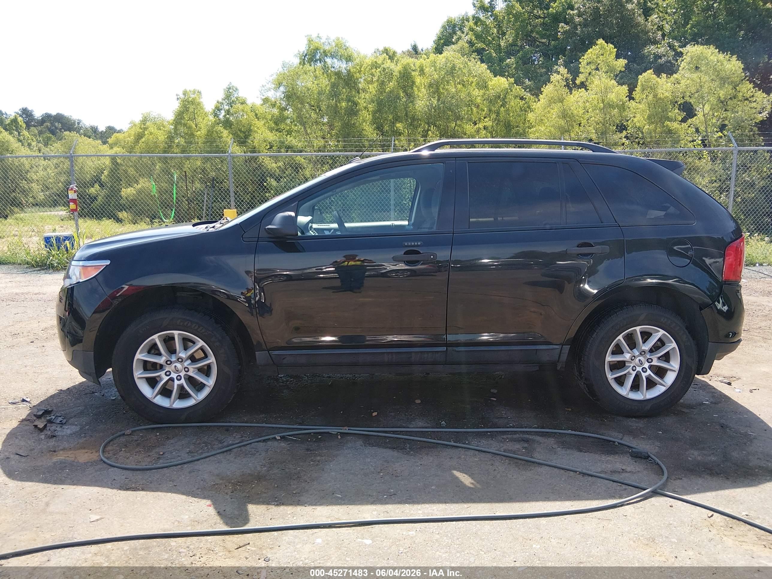 2013 Ford Edge Se Черный vin: 2FMDK3GC5DBB09471