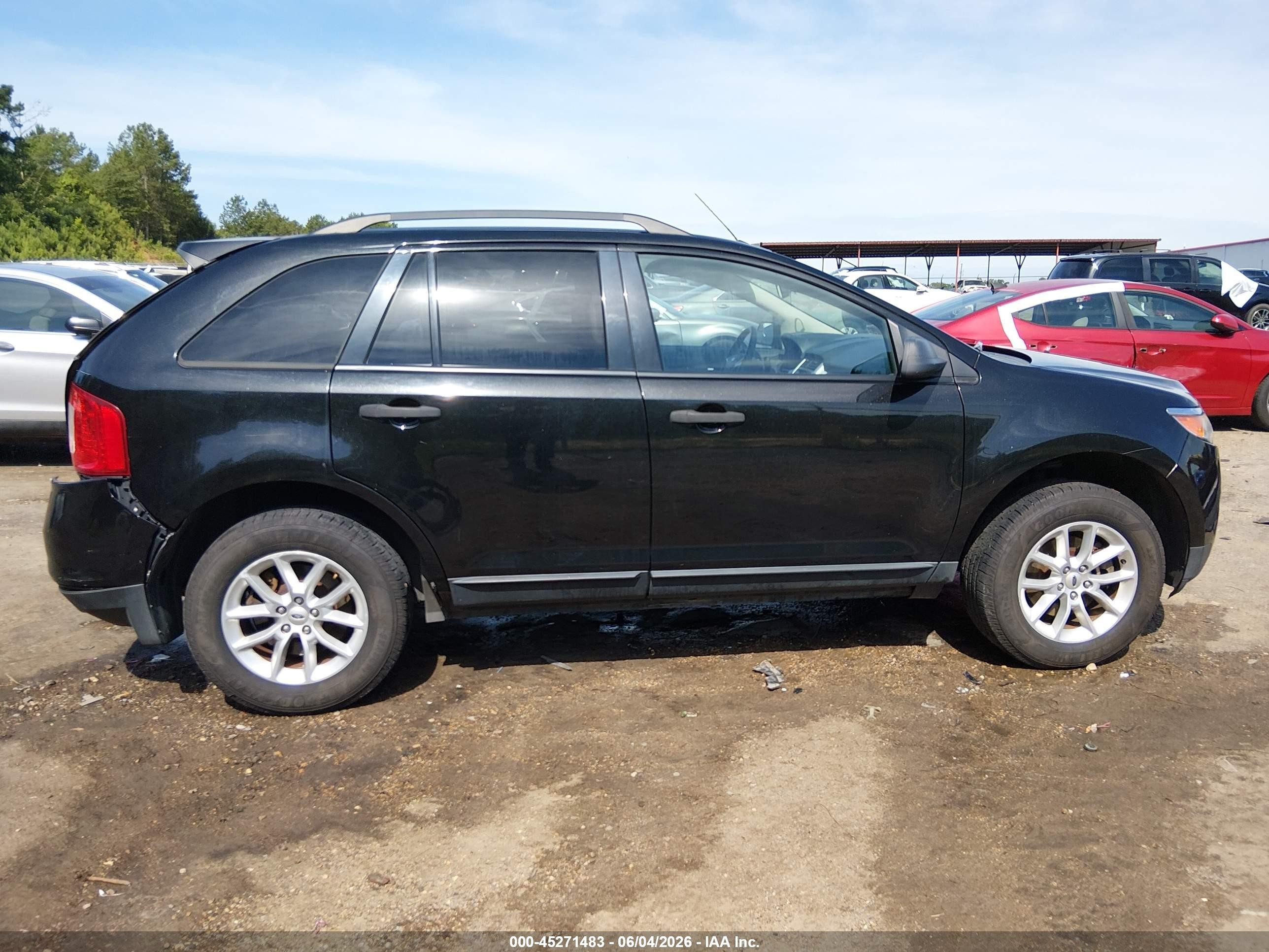 2013 Ford Edge Se Черный vin: 2FMDK3GC5DBB09471