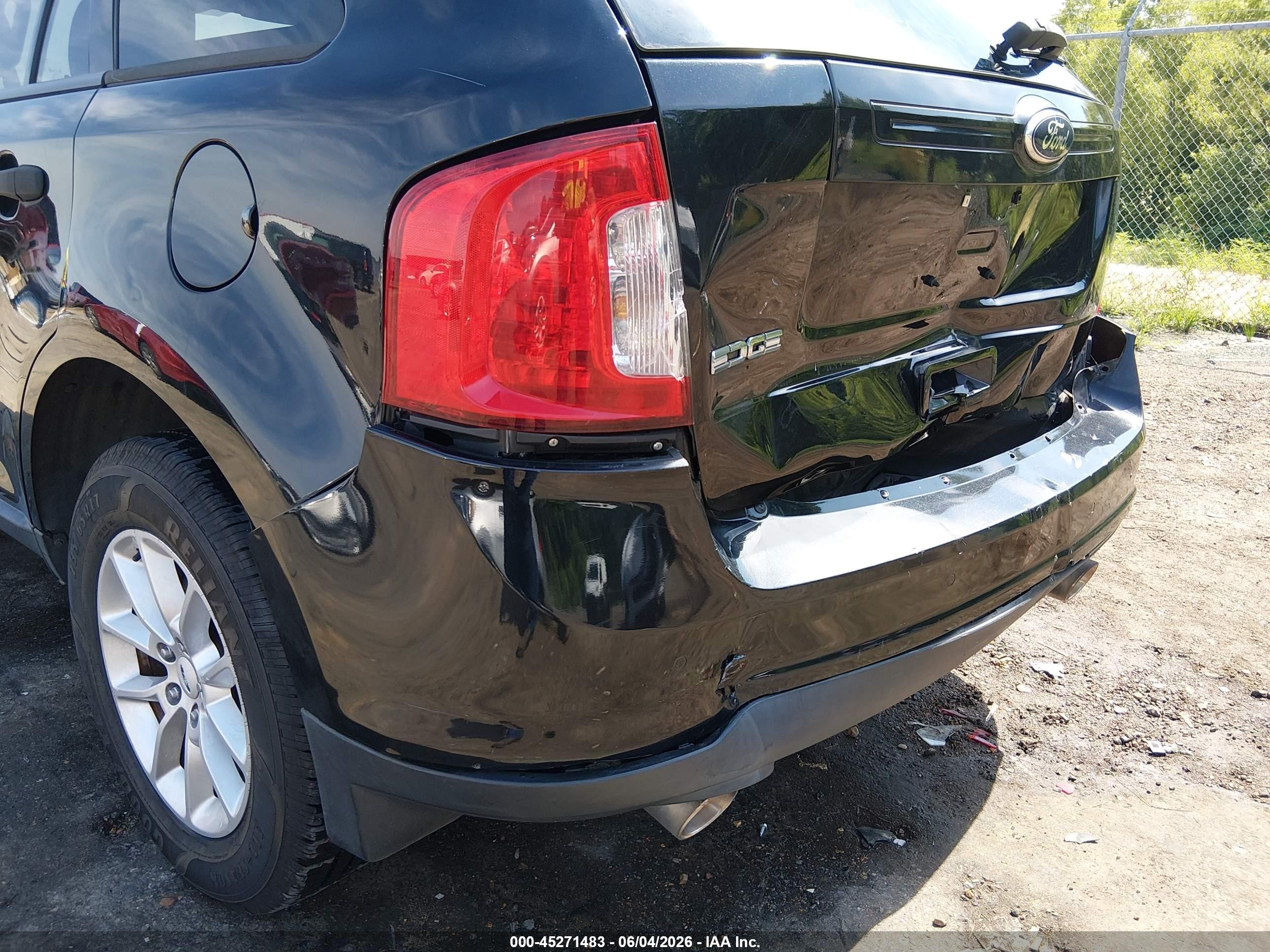 2013 Ford Edge Se Черный vin: 2FMDK3GC5DBB09471
