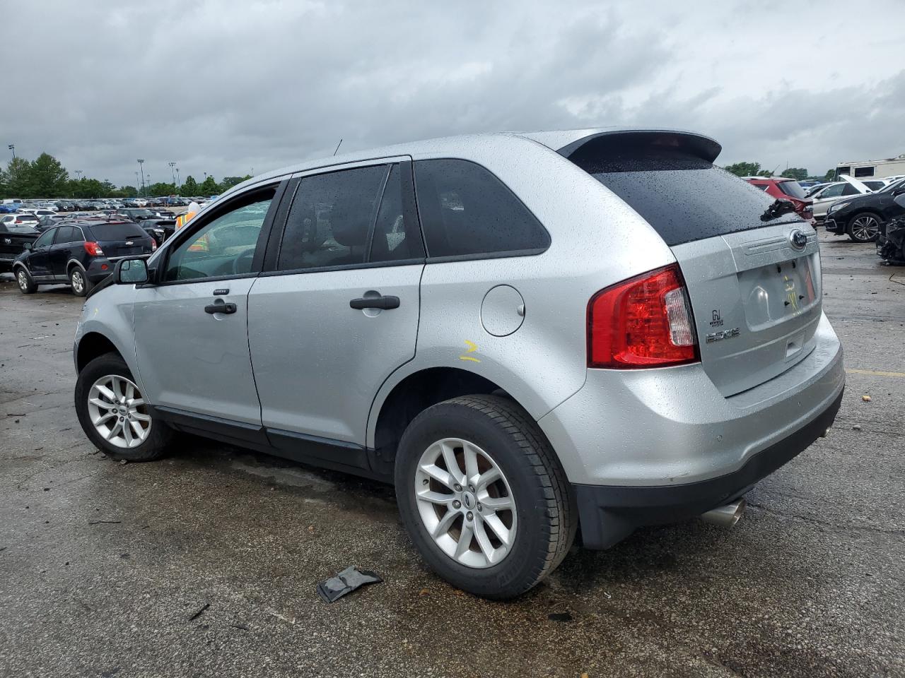 2013 Ford Edge Se Silver vin: 2FMDK3GC5DBB11334