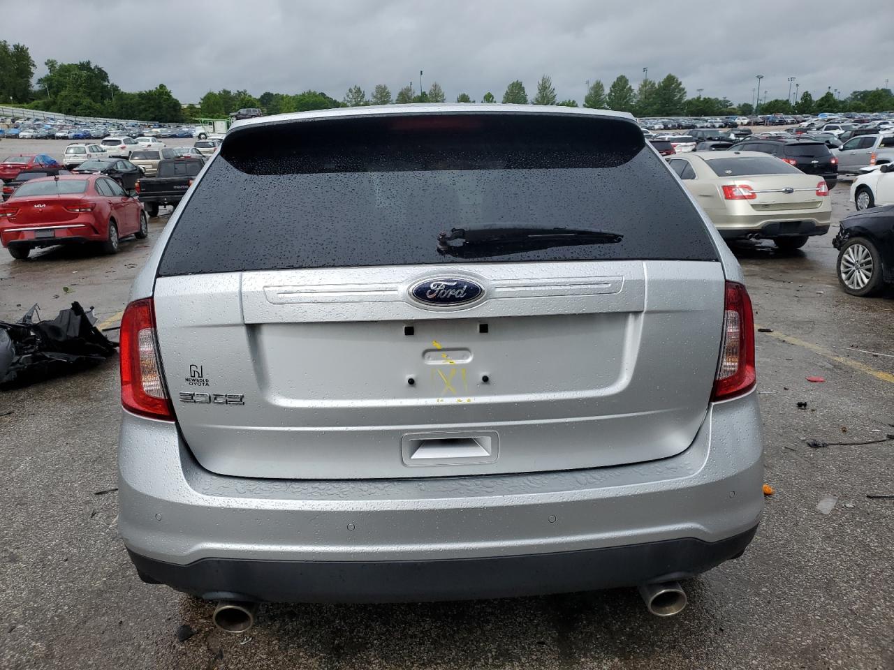 2013 Ford Edge Se Silver vin: 2FMDK3GC5DBB11334