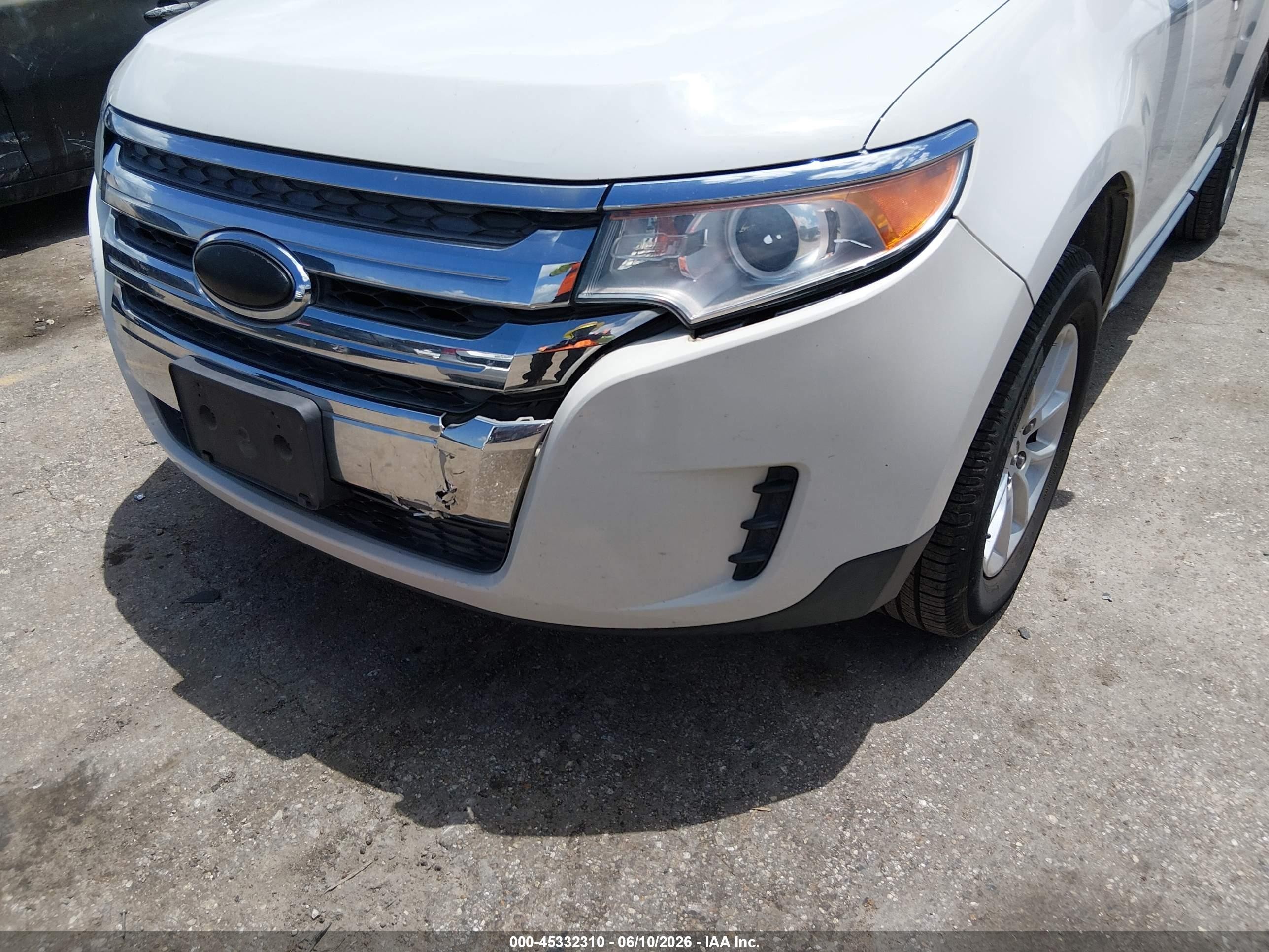 2013 Ford Edge Se Белый vin: 2FMDK3GC5DBB16386