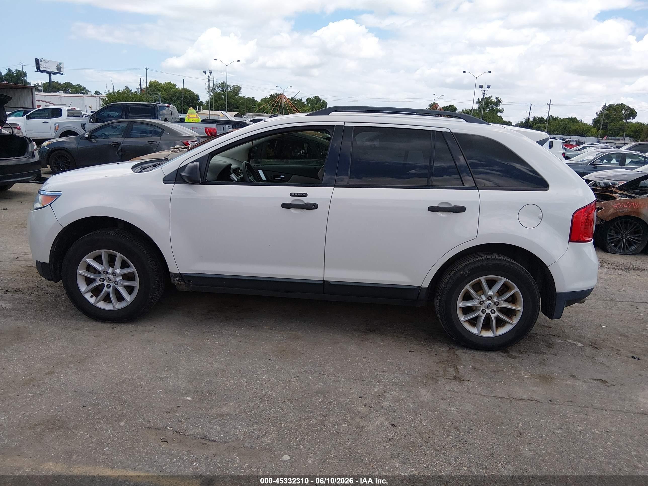 2013 Ford Edge Se Белый vin: 2FMDK3GC5DBB16386