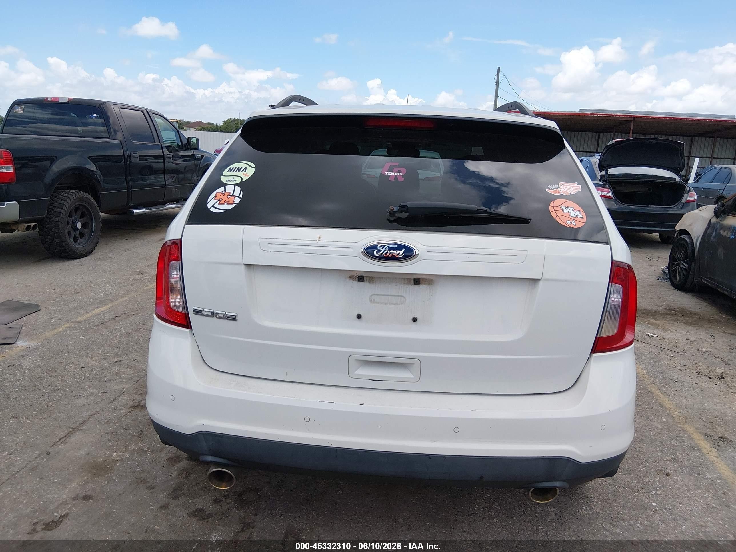 2013 Ford Edge Se Белый vin: 2FMDK3GC5DBB16386