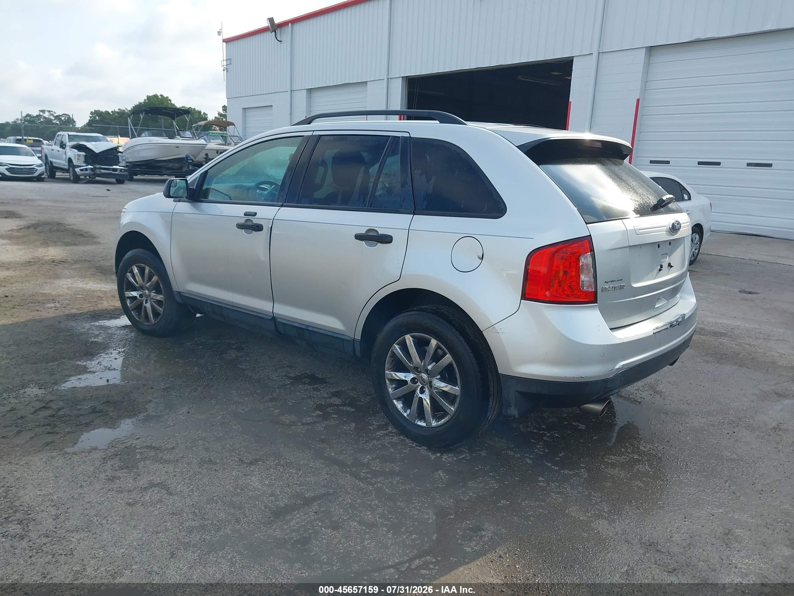 2013 Ford Edge Se Silver vin: 2FMDK3GC5DBB34418