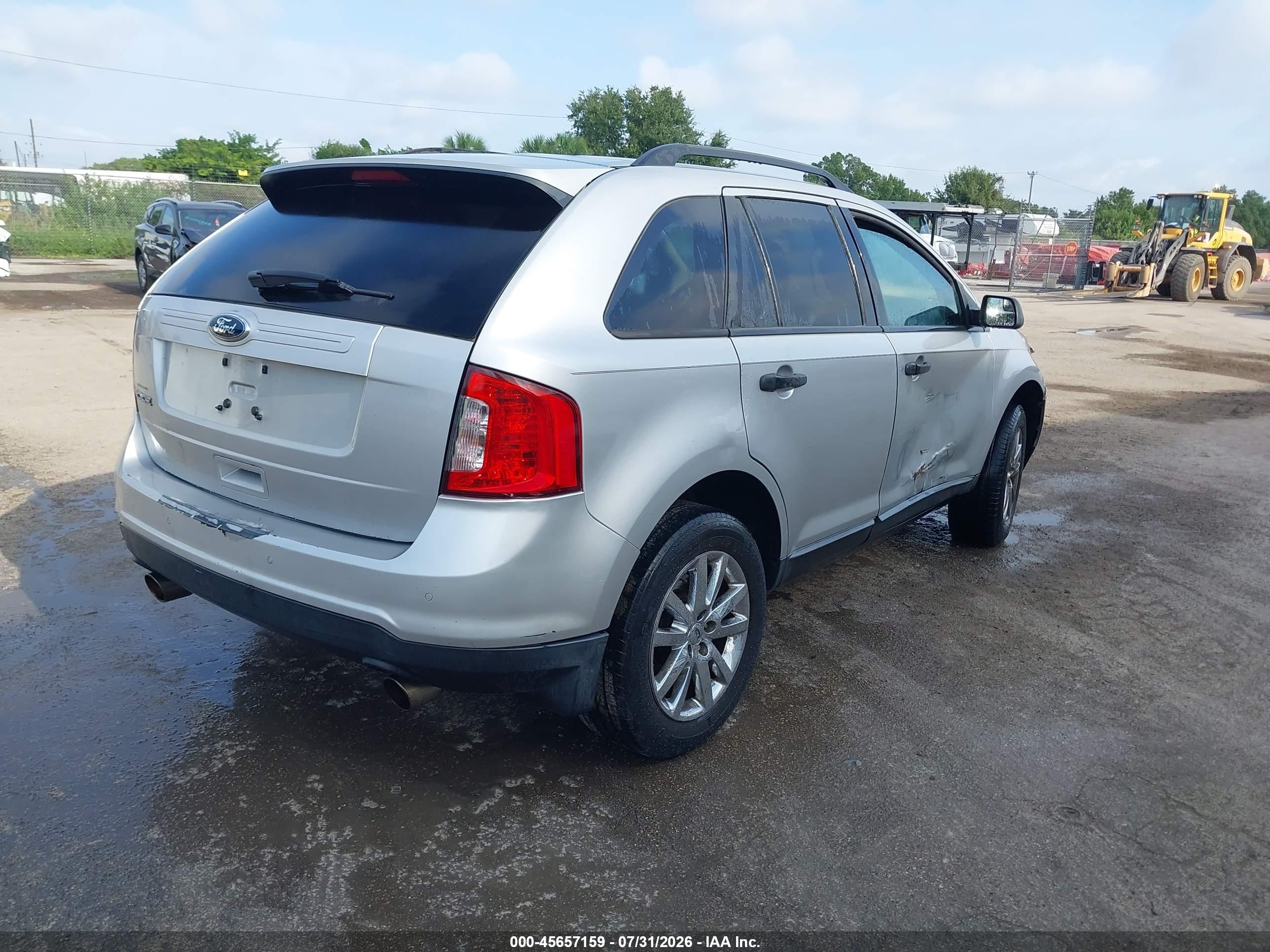 2013 Ford Edge Se Silver vin: 2FMDK3GC5DBB34418