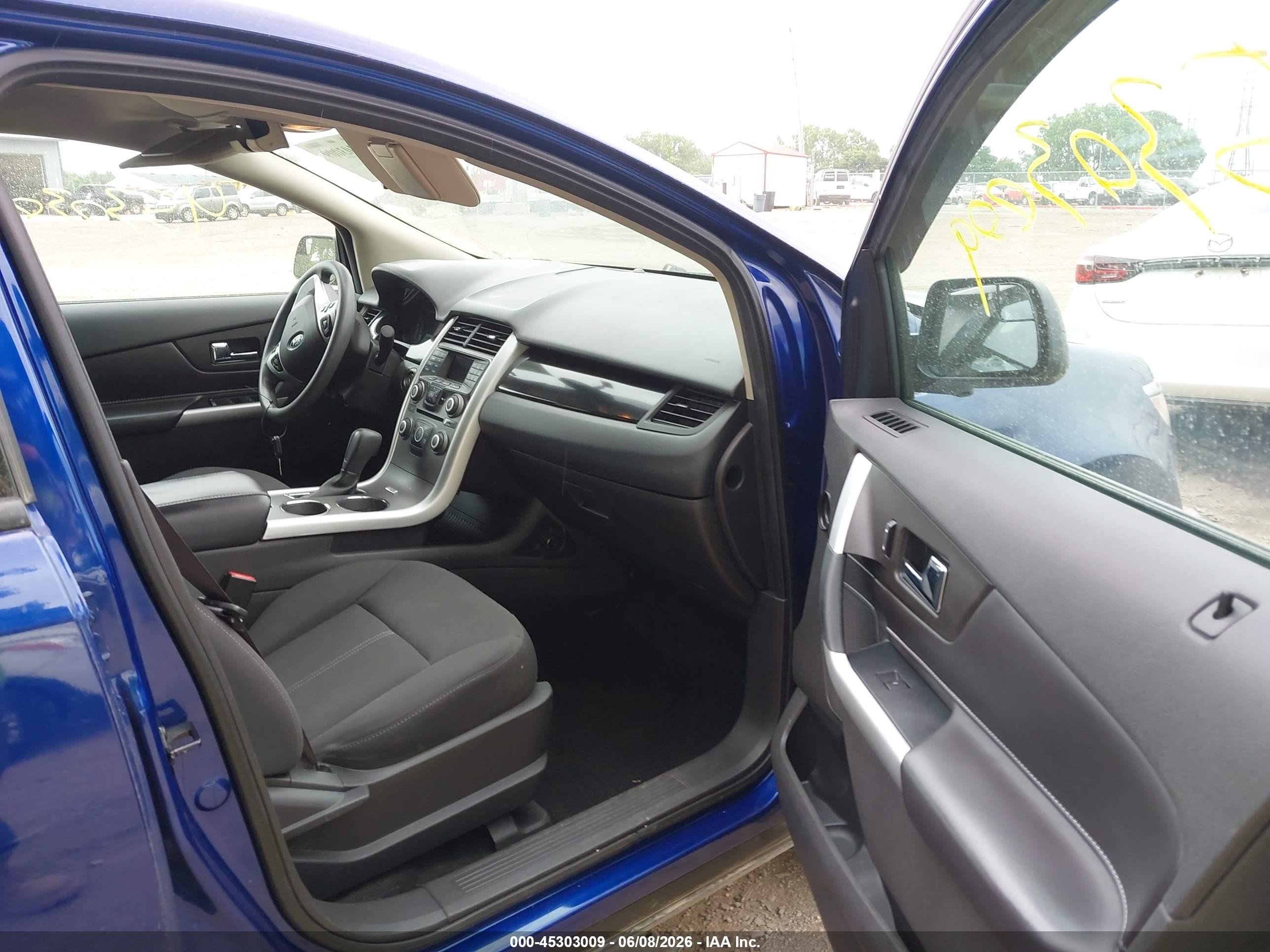 2013 Ford Edge Se Blue vin: 2FMDK3GC5DBC05892