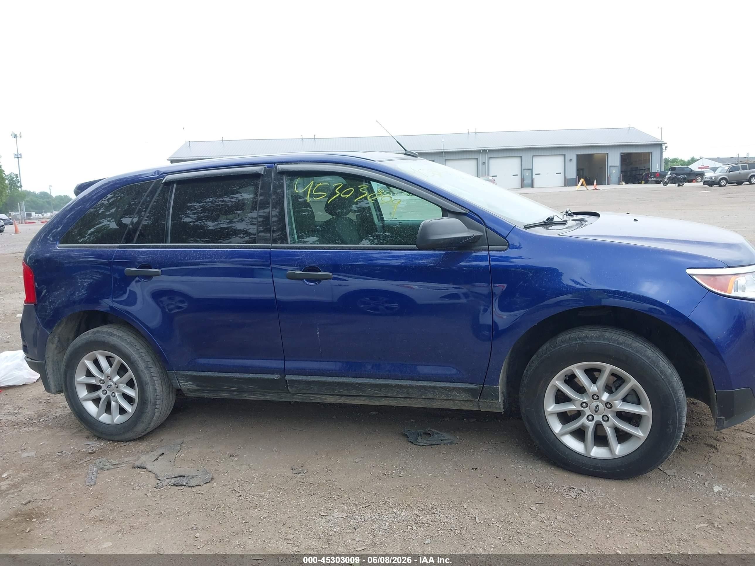 2013 Ford Edge Se Blue vin: 2FMDK3GC5DBC05892