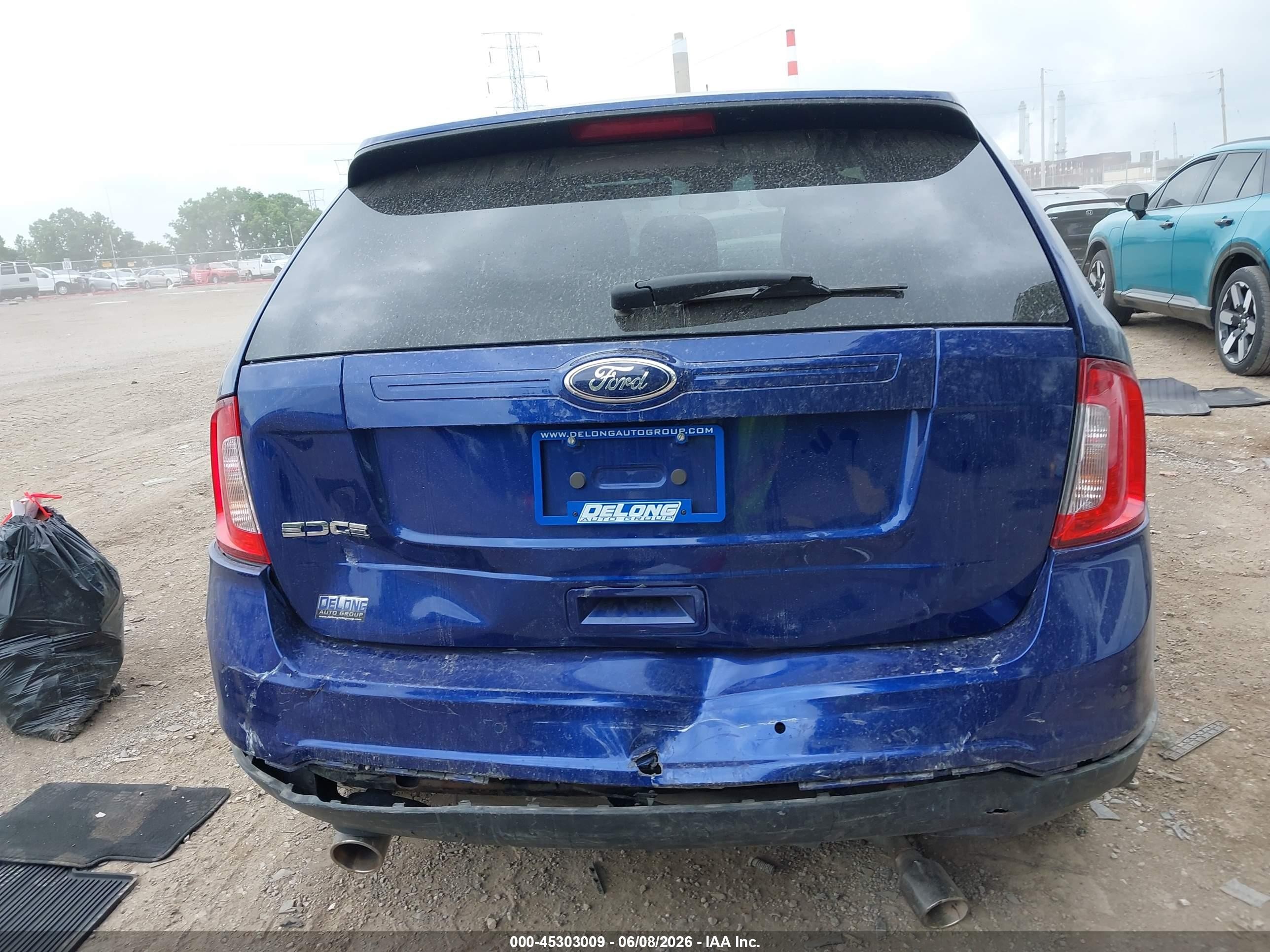2013 Ford Edge Se Blue vin: 2FMDK3GC5DBC05892