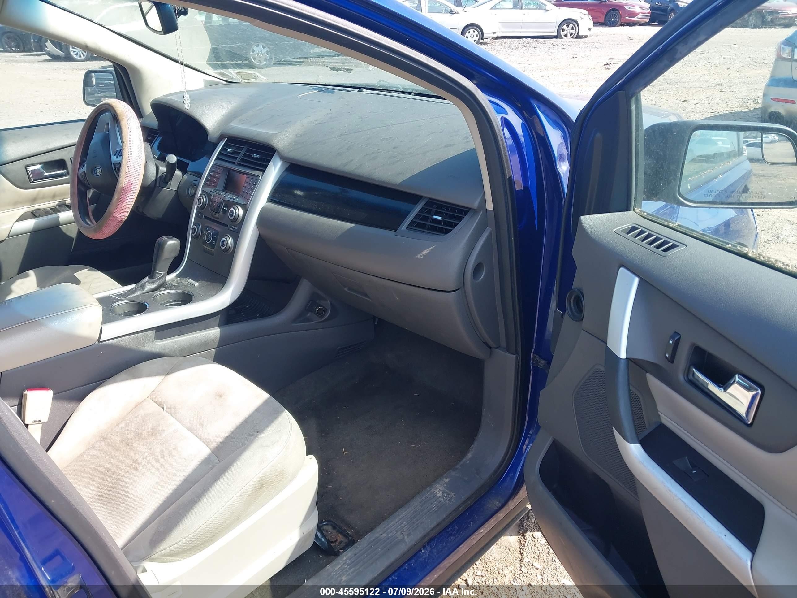 2013 Ford Edge Se Blue vin: 2FMDK3GC5DBC45017