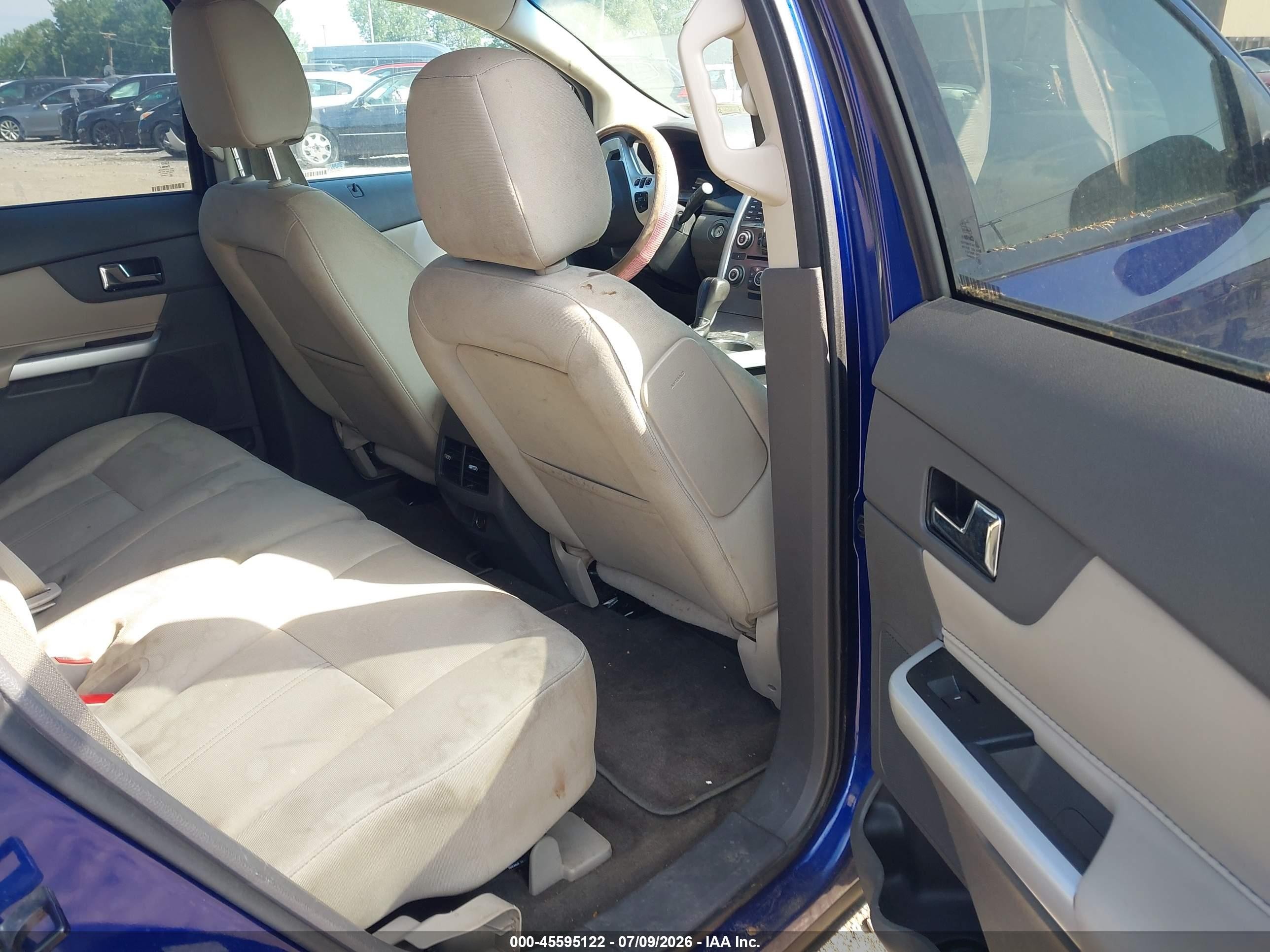 2013 Ford Edge Se Blue vin: 2FMDK3GC5DBC45017