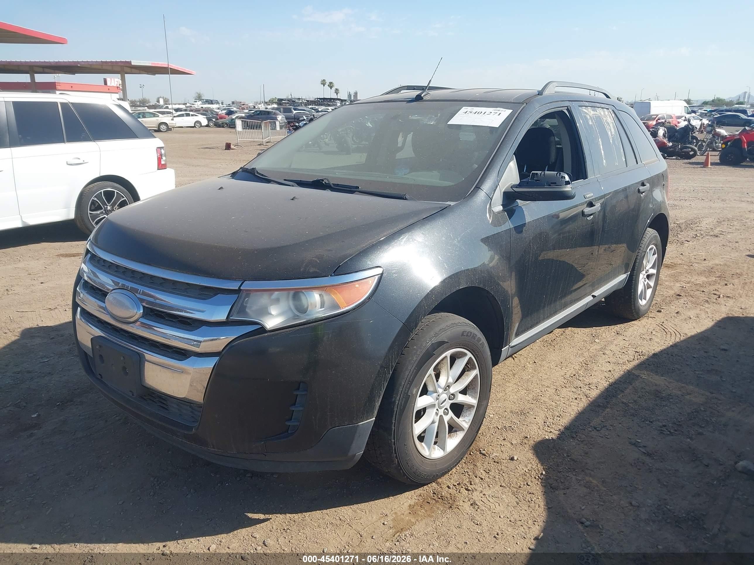 2013 Ford Edge Se Black vin: 2FMDK3GC5DBC96744