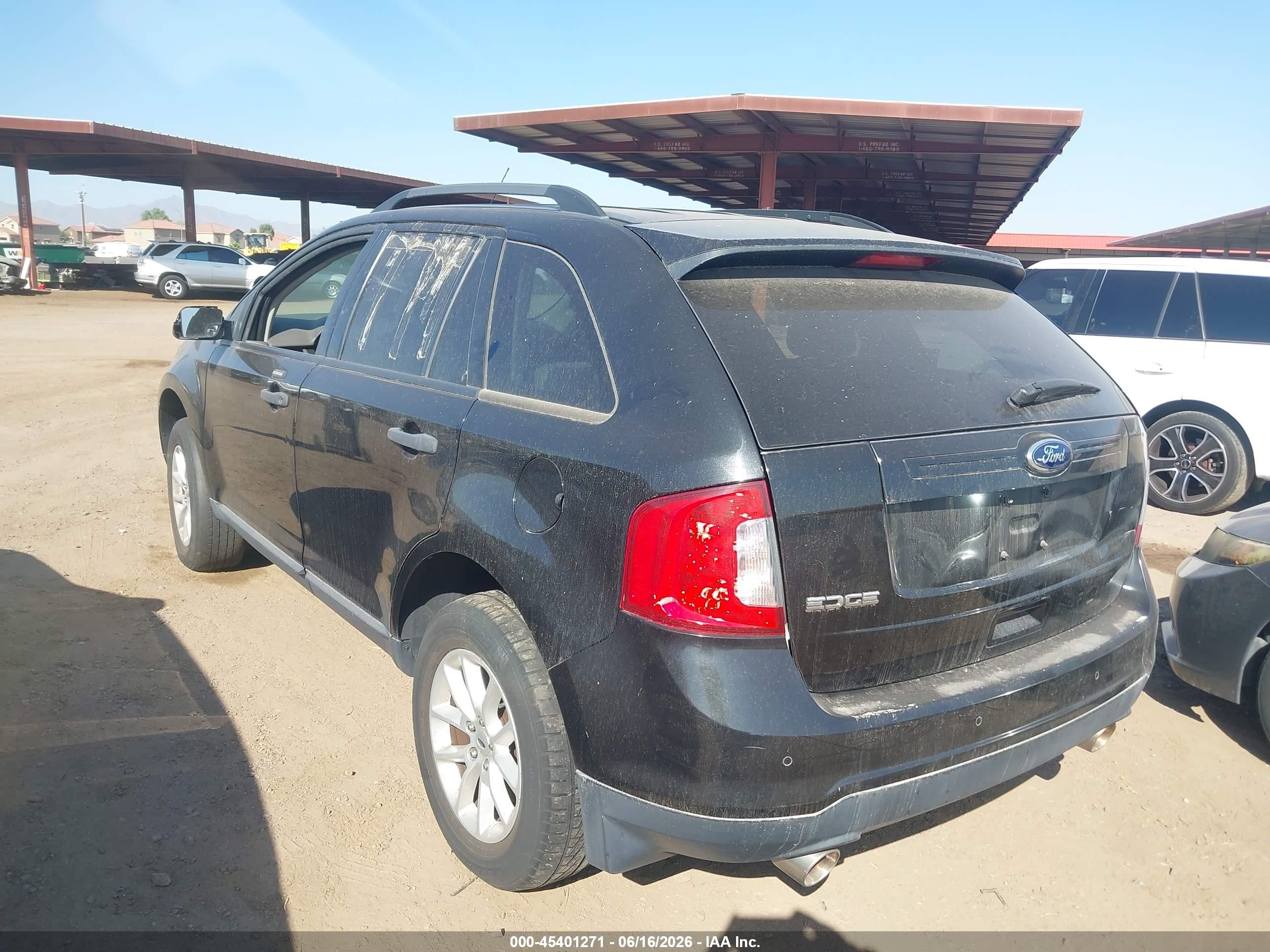 2013 Ford Edge Se Black vin: 2FMDK3GC5DBC96744