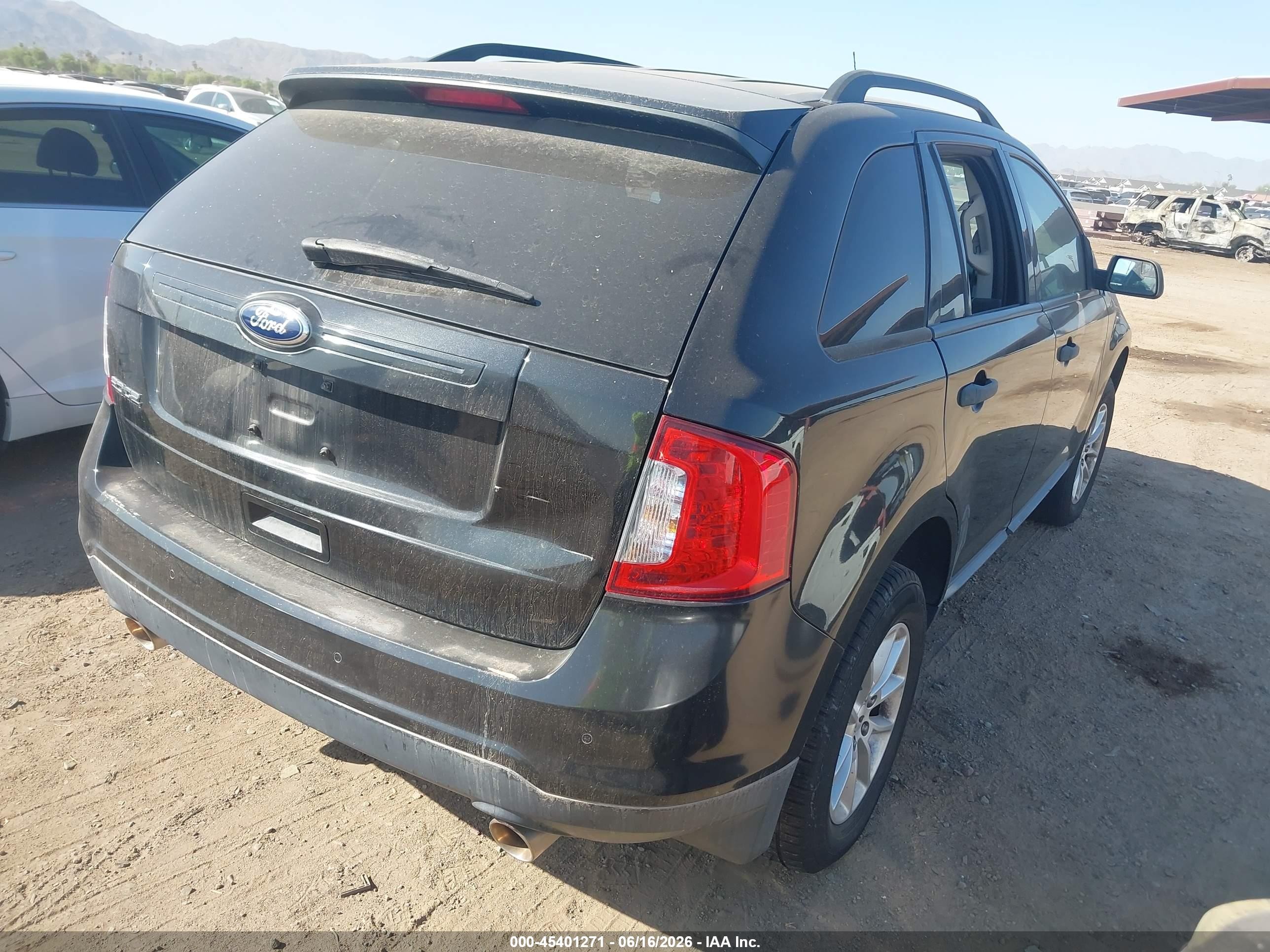 2013 Ford Edge Se Black vin: 2FMDK3GC5DBC96744