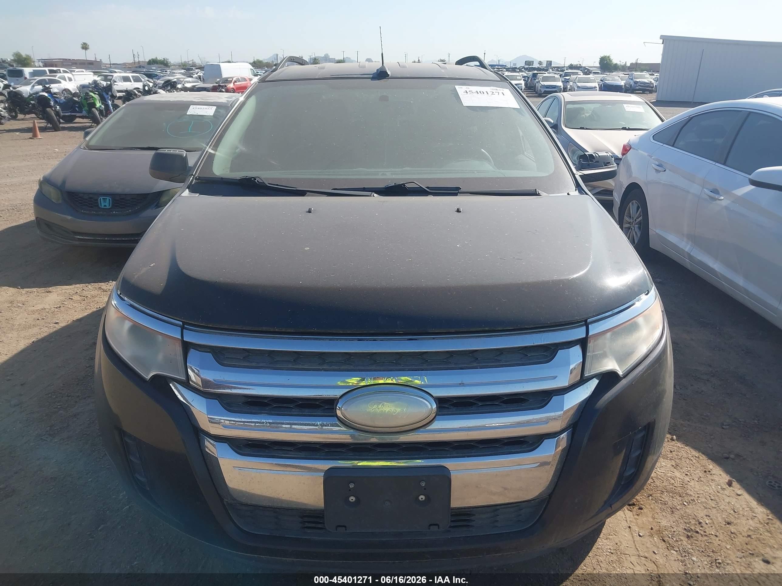 2013 Ford Edge Se Black vin: 2FMDK3GC5DBC96744