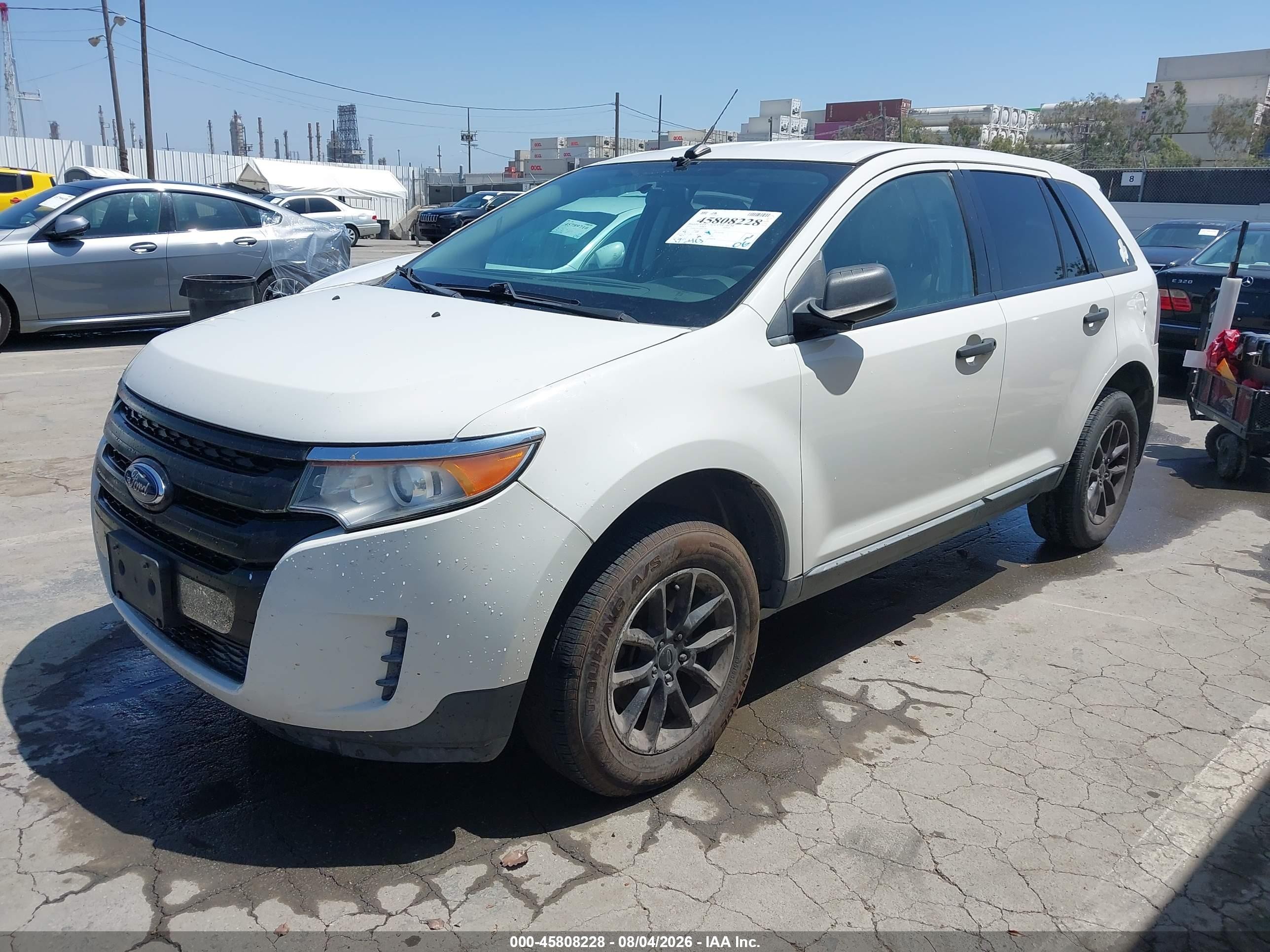 2013 Ford Edge Se Белый vin: 2FMDK3GC5DBE19409