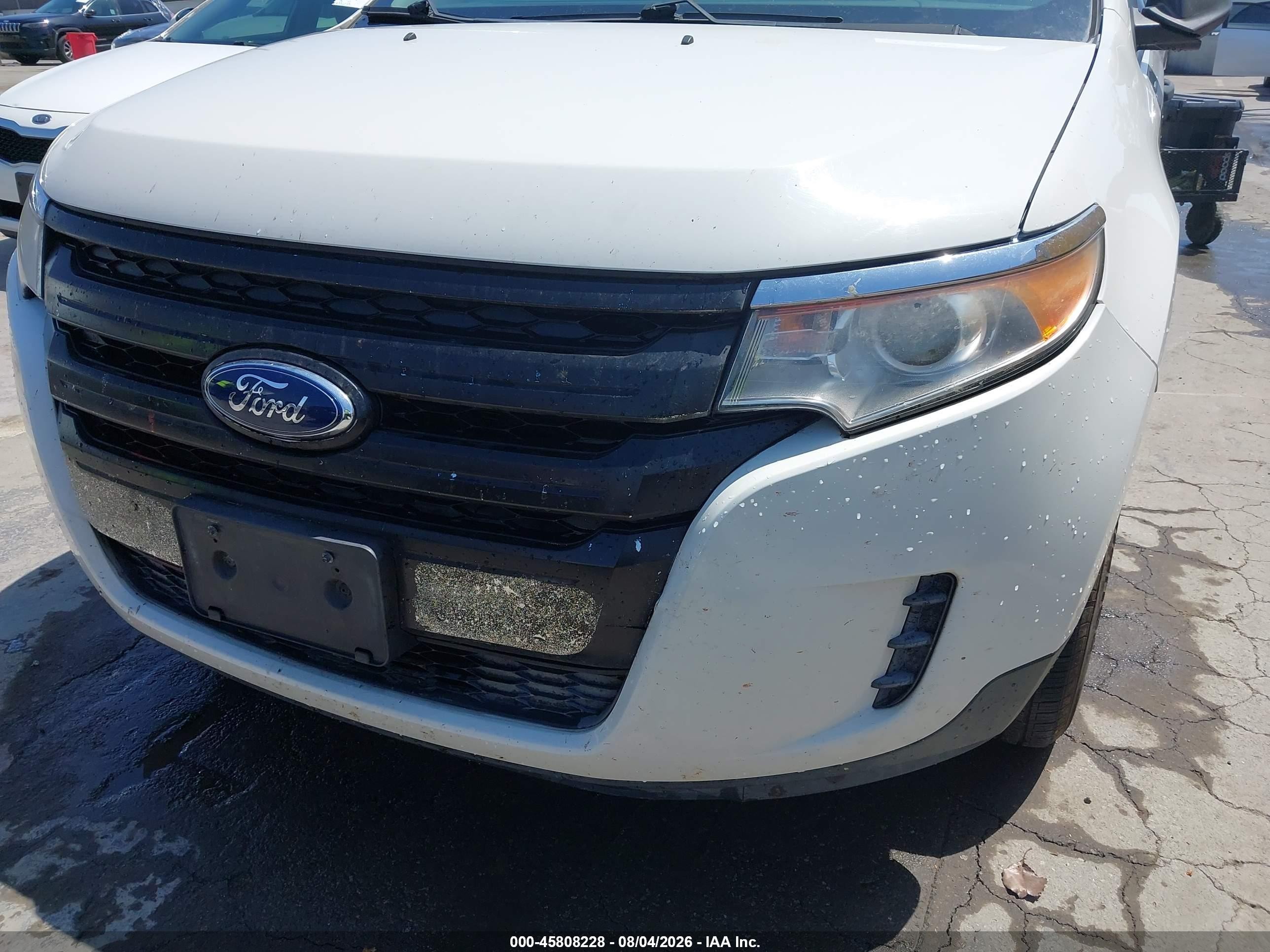 2013 Ford Edge Se Белый vin: 2FMDK3GC5DBE19409