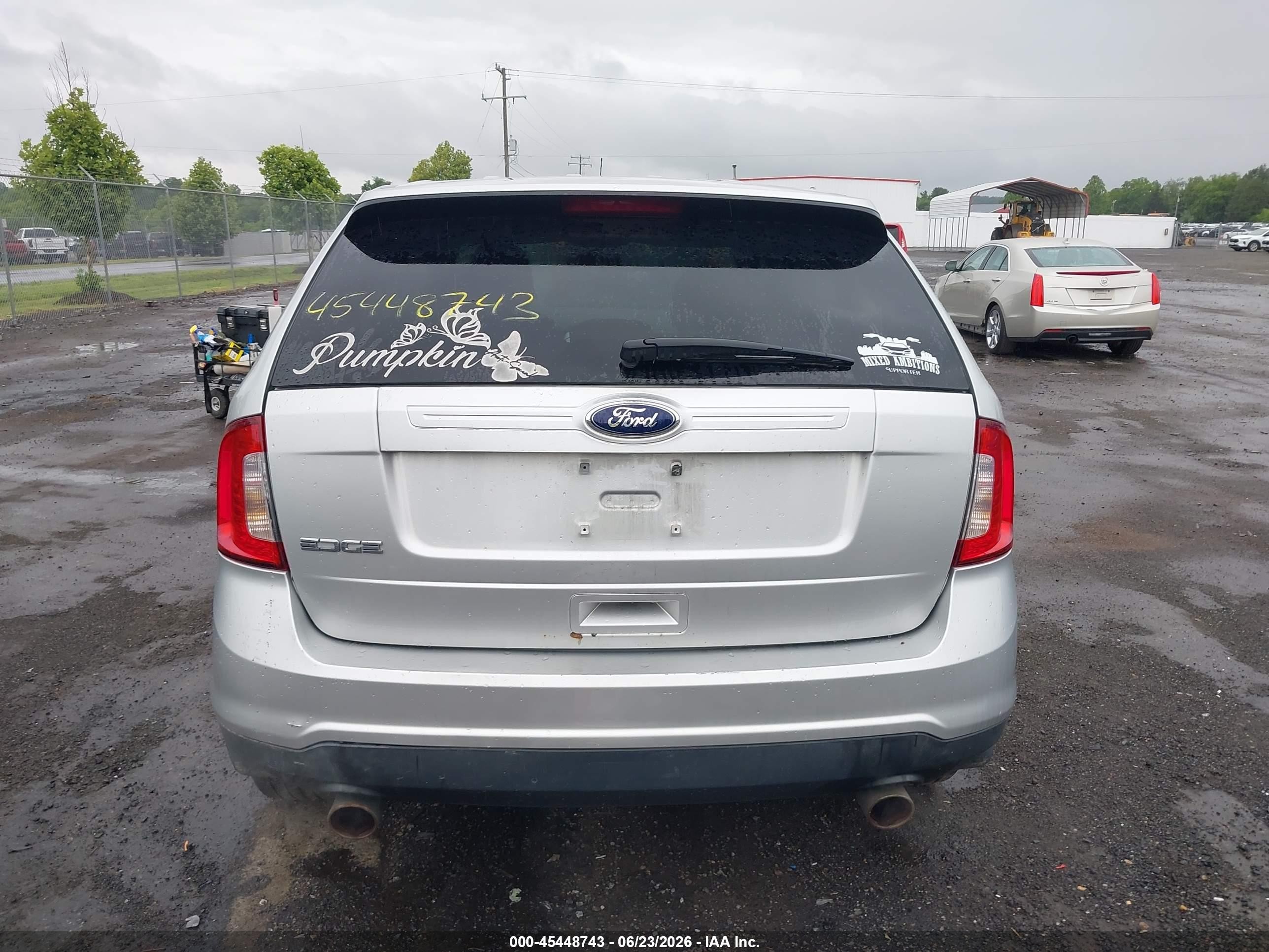 2014 Ford Edge Se Silver vin: 2FMDK3GC5EBA03653