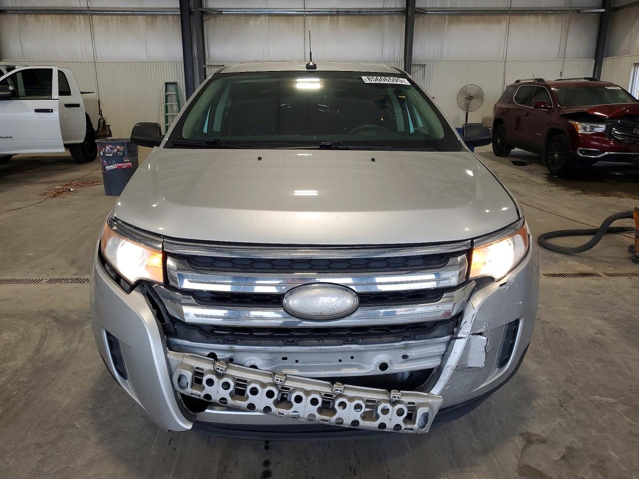2014 Ford Edge Se Silver vin: 2FMDK3GC5EBA06049